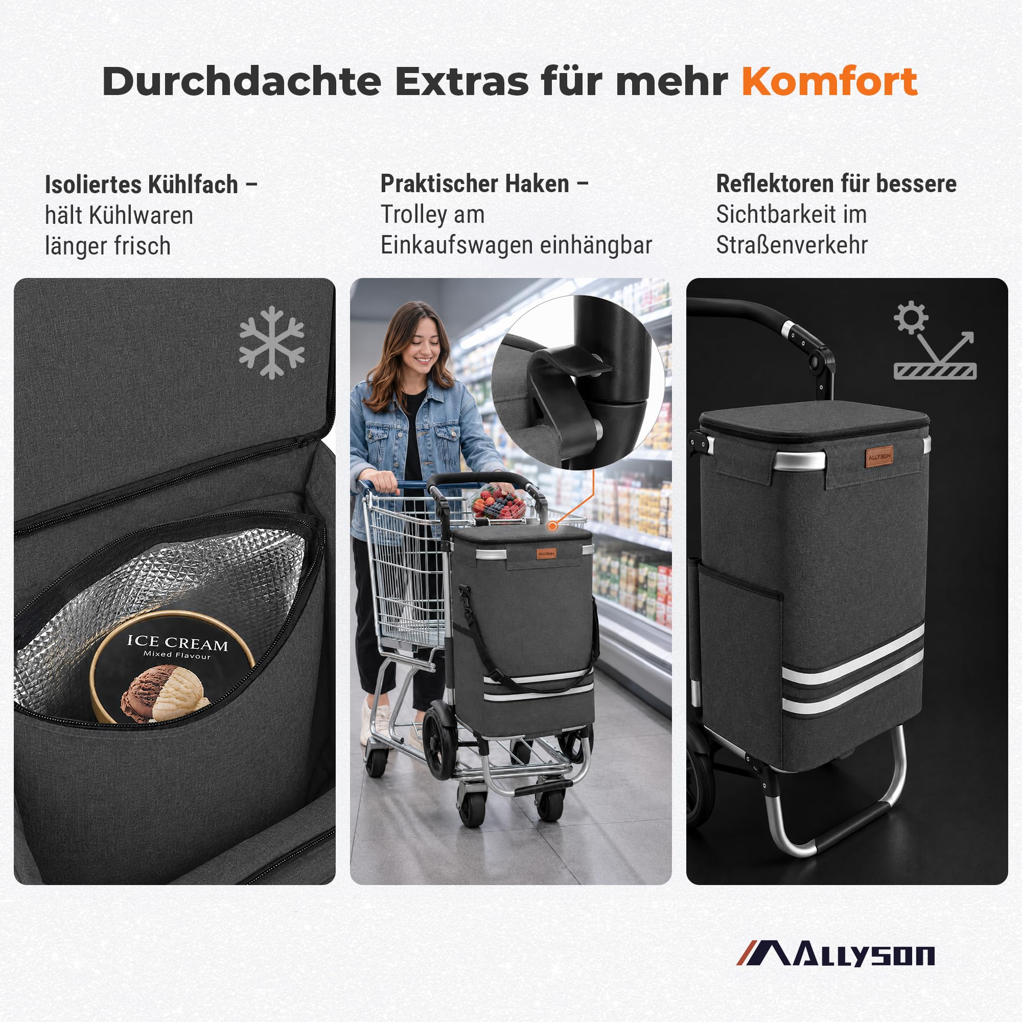 allyson-shopping-trolley-einkaufstrolley-grau-56l-klappbar image 6