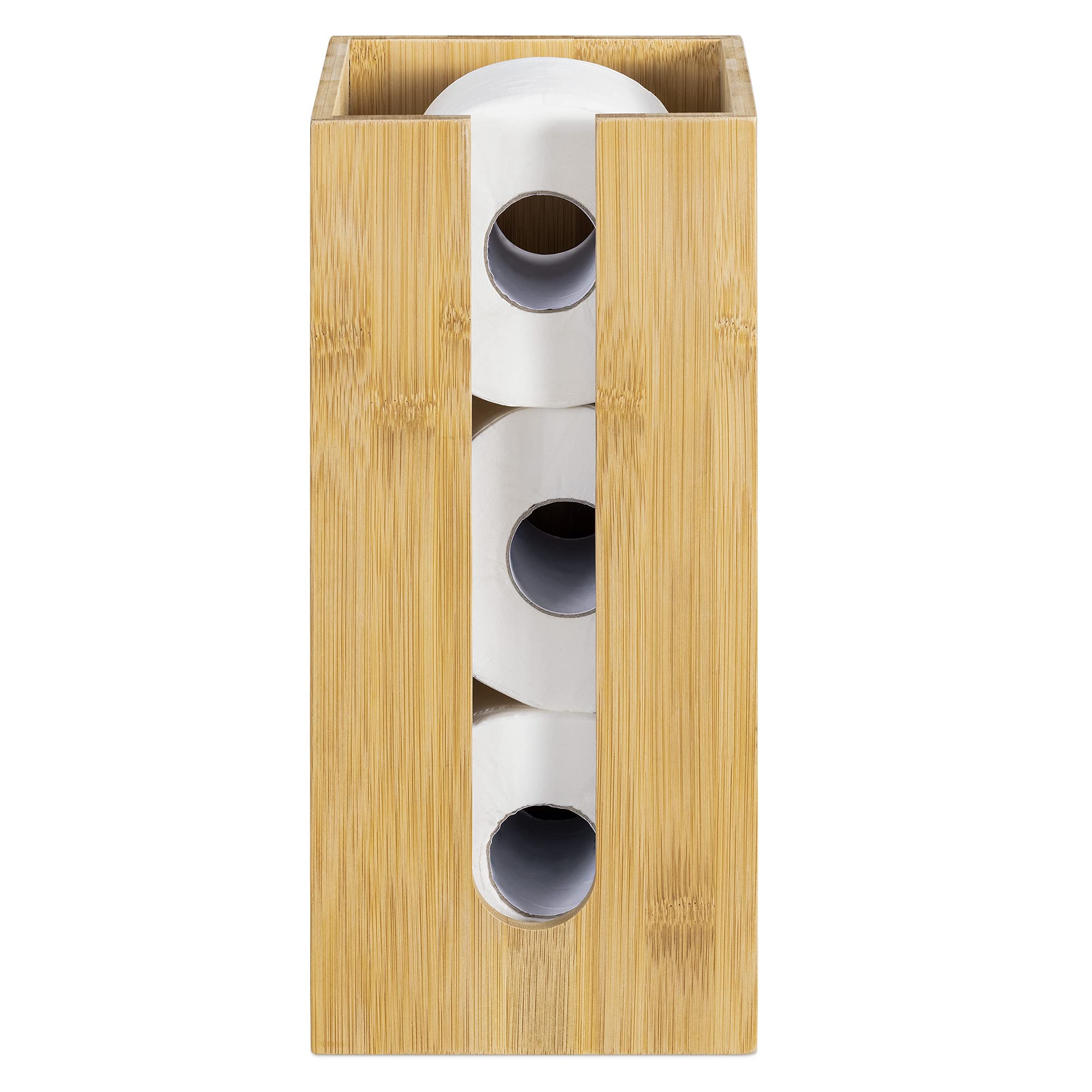 navaris-beauty-rollenhalter-bambus-freistehend-f-r-3-rollen image 5