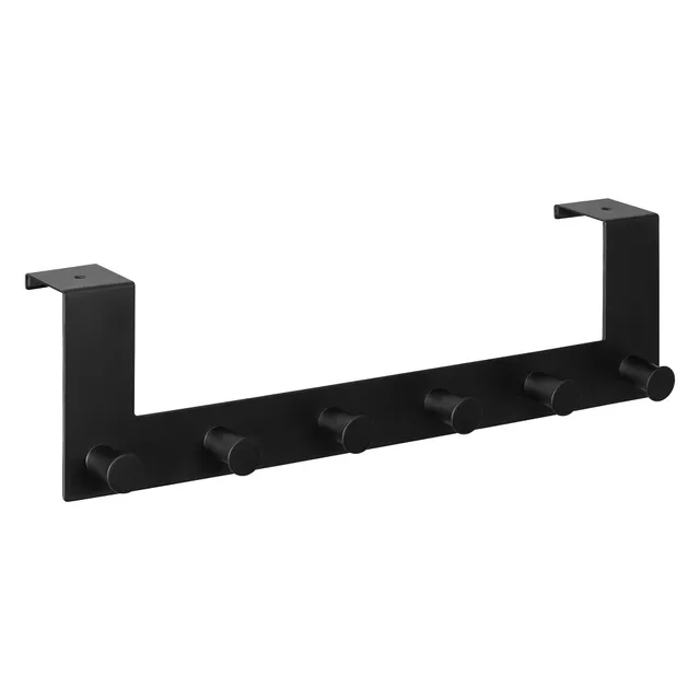 navaris-t-rhaken-edelstahl-t-rgarderobe-6-haken-ohne-bohren image 1