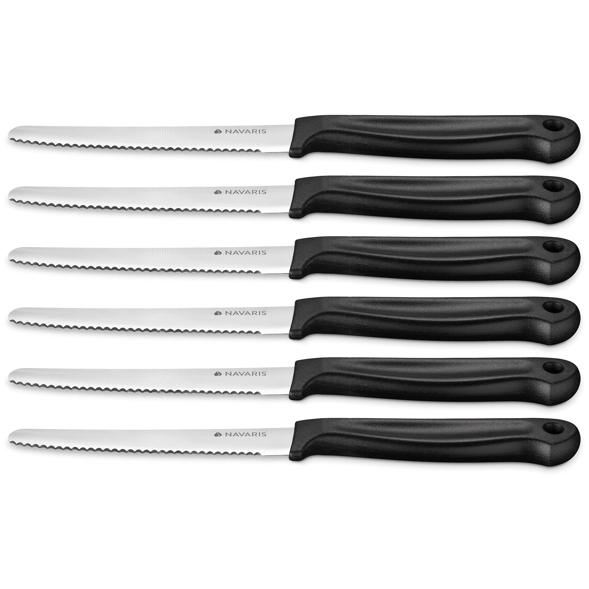 navaris-kitchen-tomatenmesser-set-6-tlg-edelstahl-gezahnt image 1