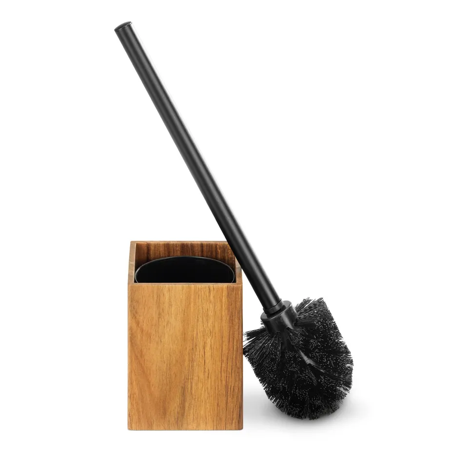 navaris-beauty-toilettenb-rste-akazienholz-wc-garnitur-schwarz image 1