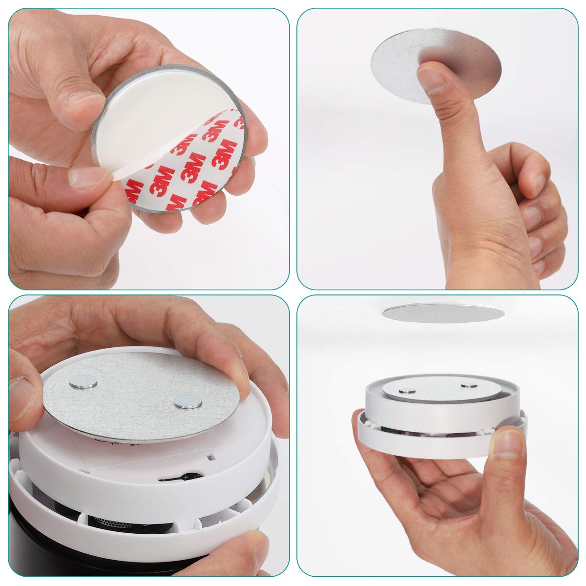 navaris-magnethalter-rauchmelder-selbstklebend-10-st-ck image 2