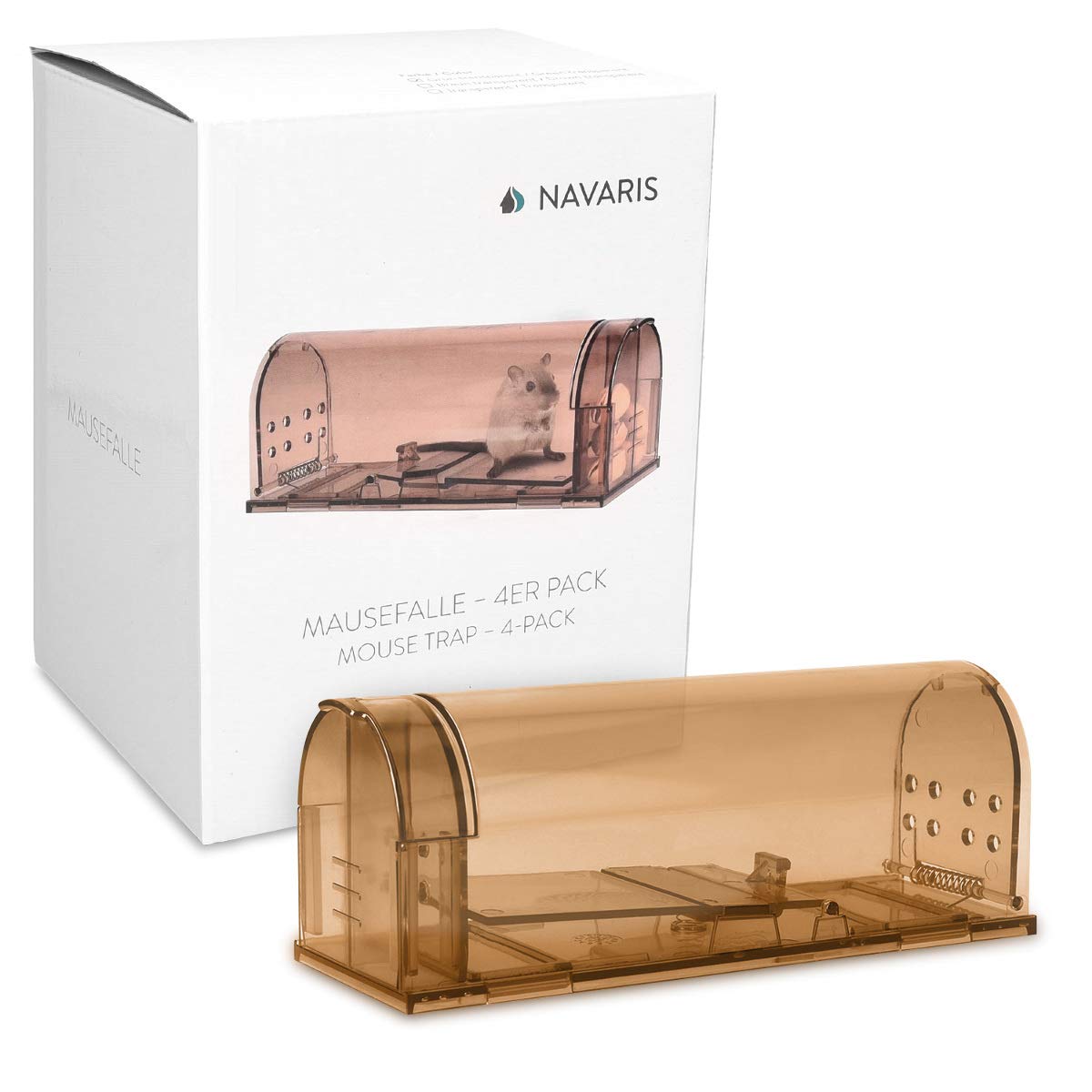 navaris-garden-lebendfalle-m-use-4er-set-braun-transparent-17cm image 6