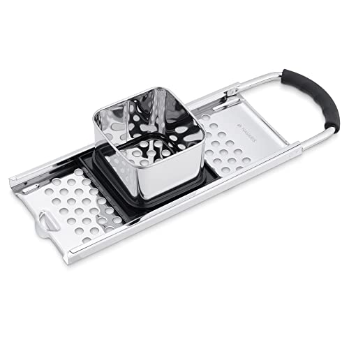 navaris-kitchen-sp-tzlehobel-edelstahl-mit-schaber-32cm image 8