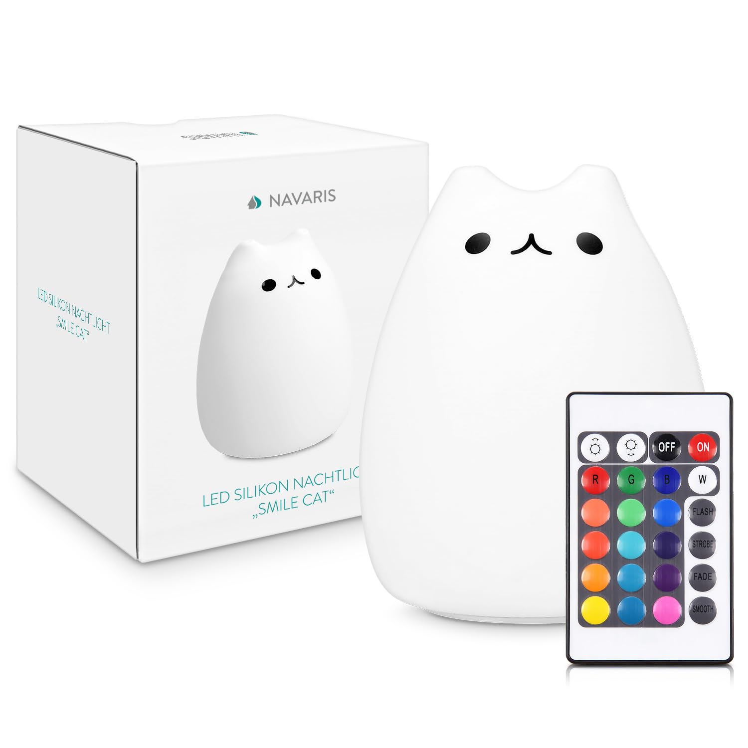 navaris-lighting-led-nachtlicht-katze-rgb-mit-fernbedienung image 7