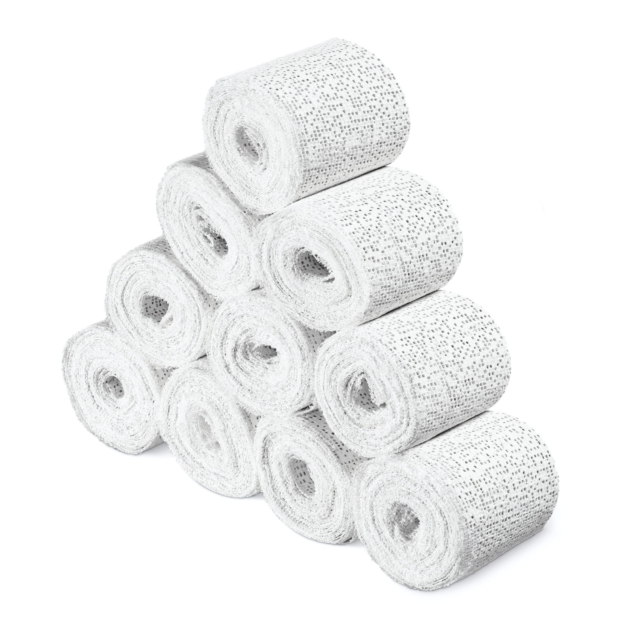 navaris-babybauch-gipsbinden-10er-set-5x300-cm-wei image 1