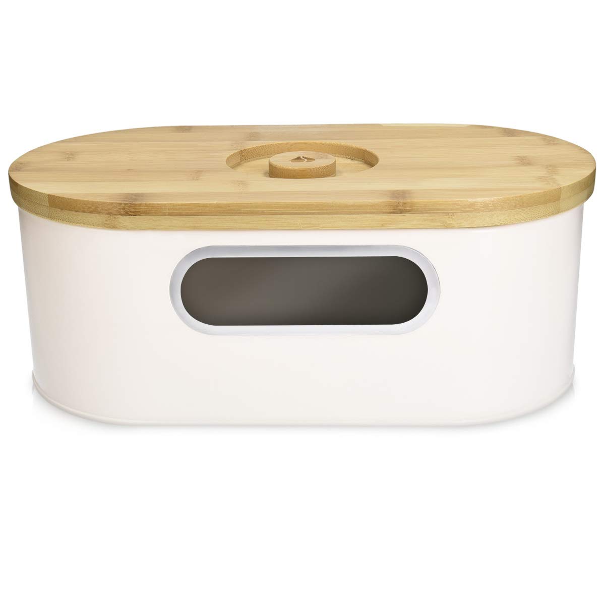 navaris-kitchen-brotkasten-bambus-oval-mit-schneidebrett image 8