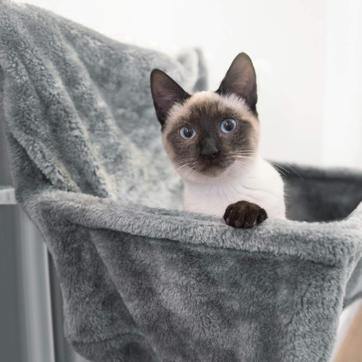 navaris-animals-katzenliege-heizung-grau-kuschelsack-40x30cm image 2