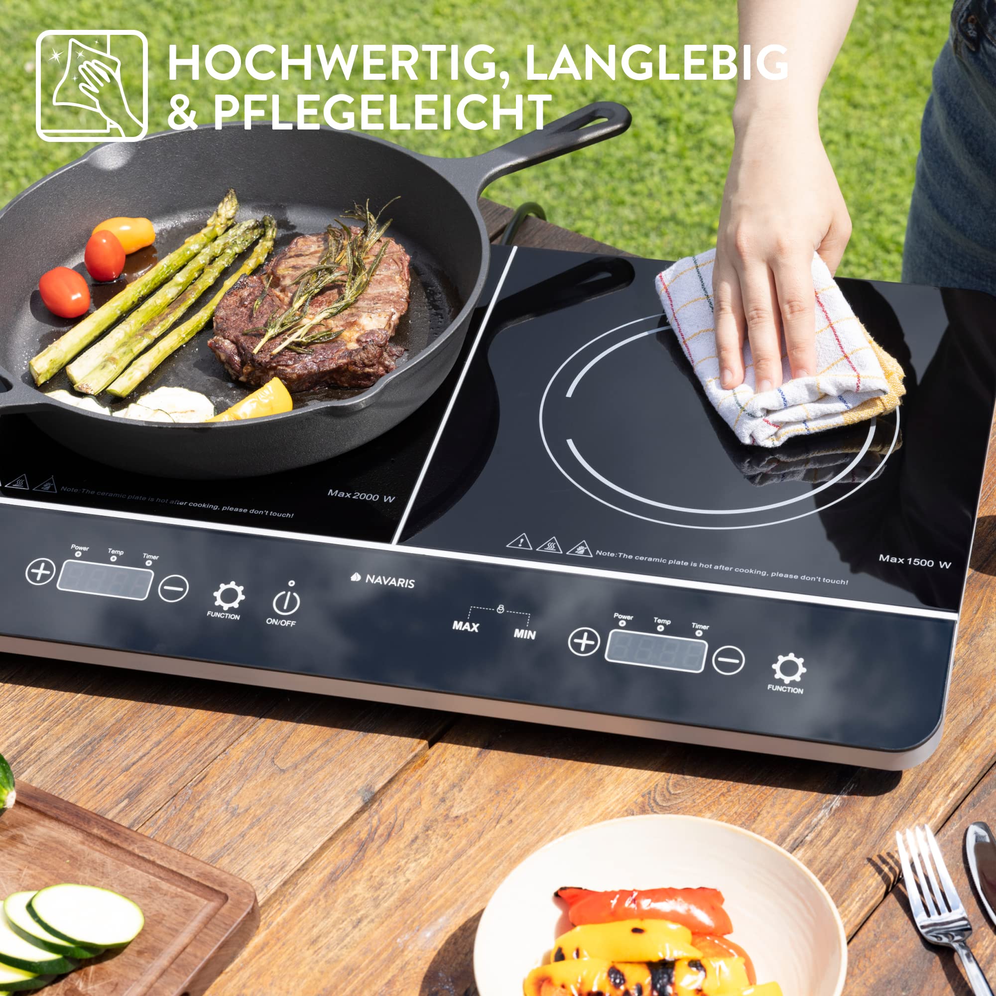 navaris-kitchen-induktionskochfeld-2-platten-3500w-mobil image 5