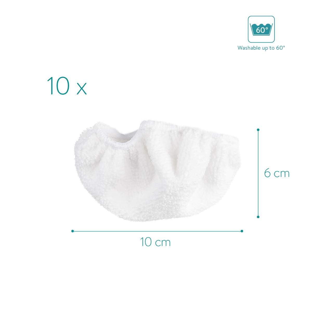 navaris-living-dampfreiniger-mikrofaser-ersatzt-cher-10er-set-6x10cm image 3