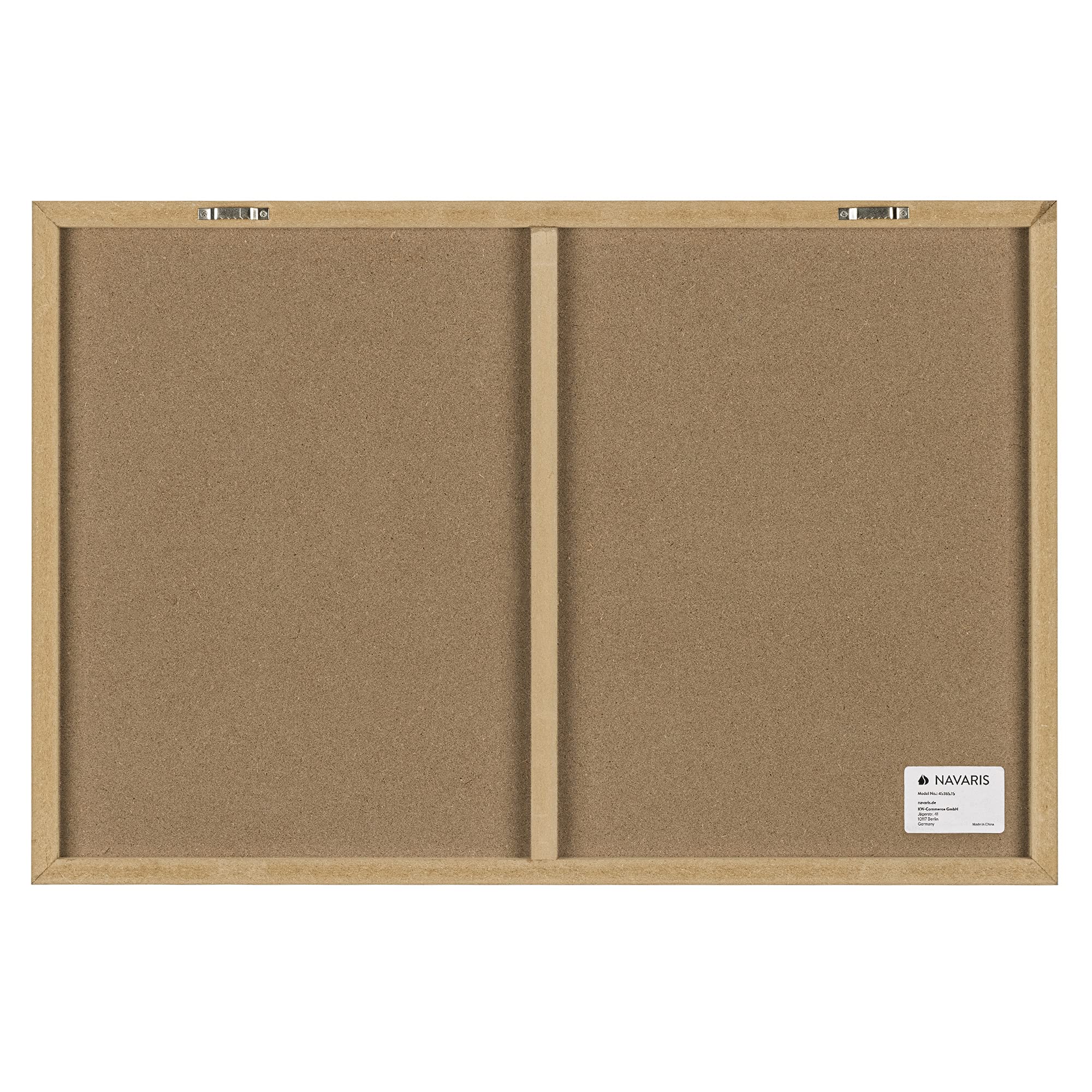 navaris-magnettafel-memoboard-60x40-magnetpinnwand-holz-design image 3
