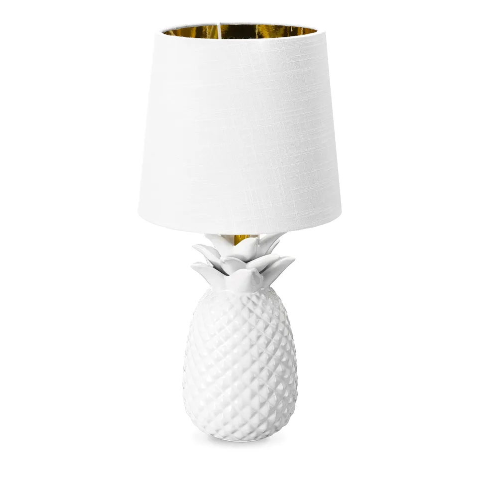 navaris-tischlampe-ananas-35cm-keramiklampe-e14-wei-wei image 1