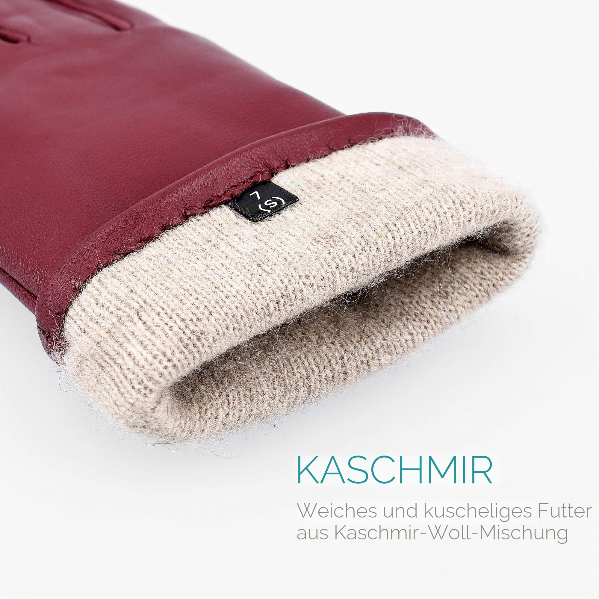 navaris-touchscreen-lederhandschuhe-damen-lammleder-schwarz-m image 4