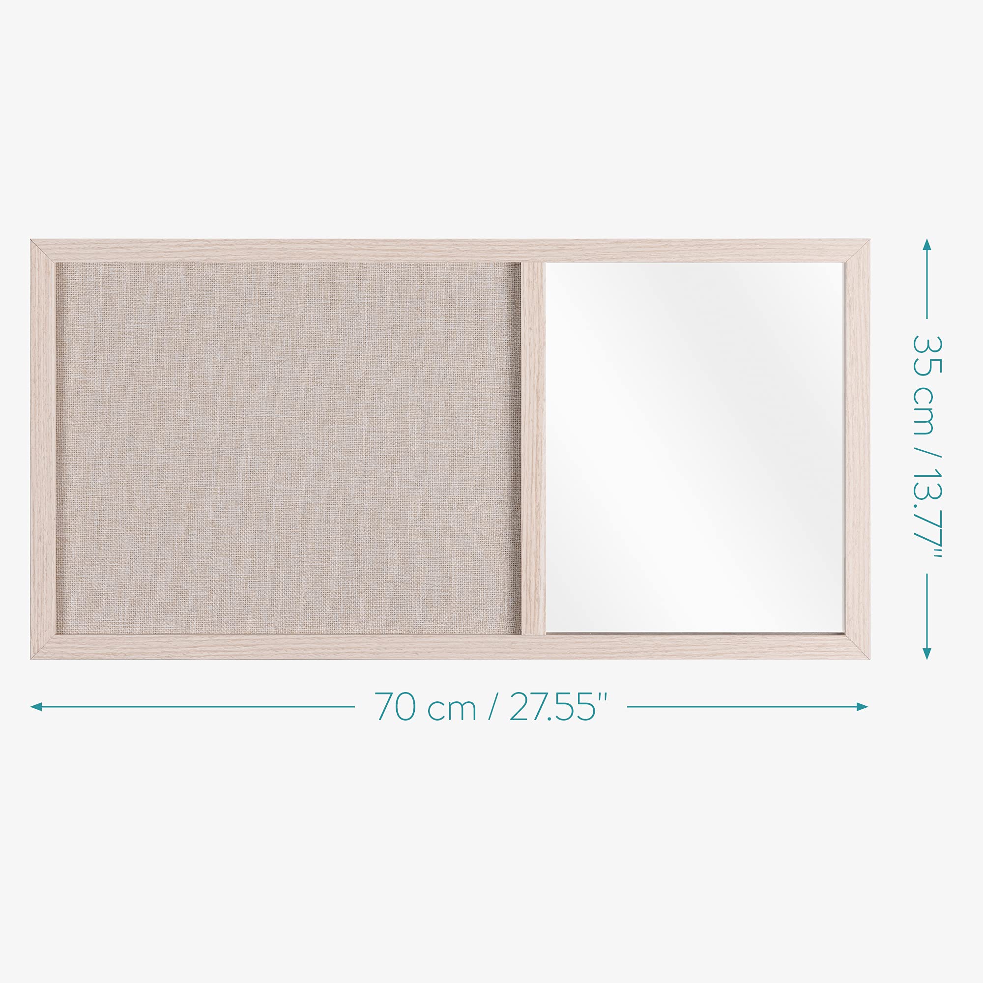 navaris-kombitafel-pinnwand-spiegel-memoboard-70x35 image 4