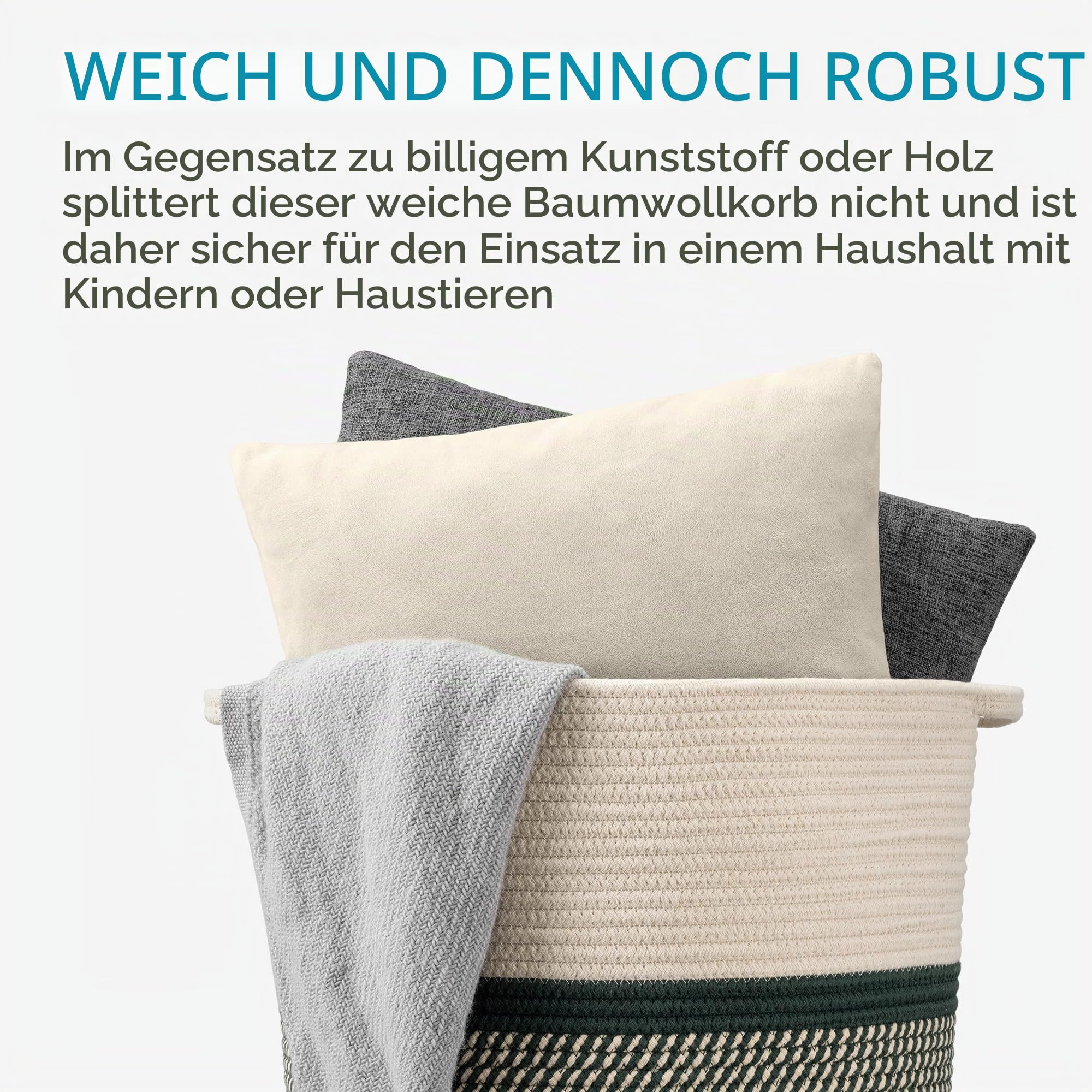 navaris-living-flechtkorb-baumwolle-rund-dunkelgr-n-45cm image 5