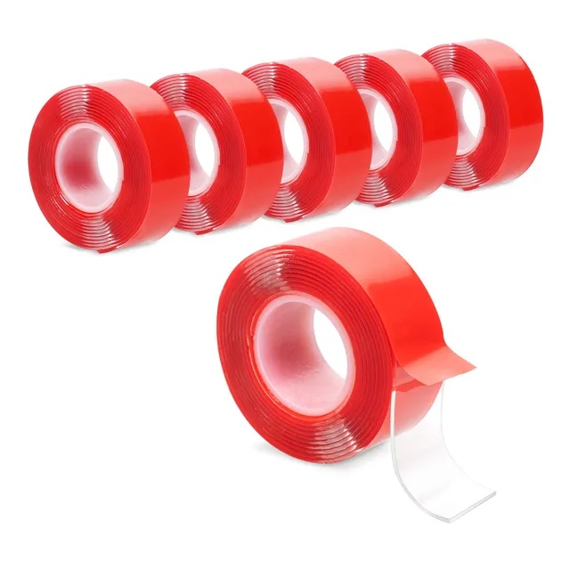 navaris-klebeband-doppelseitig-transparent-6er-set image 1