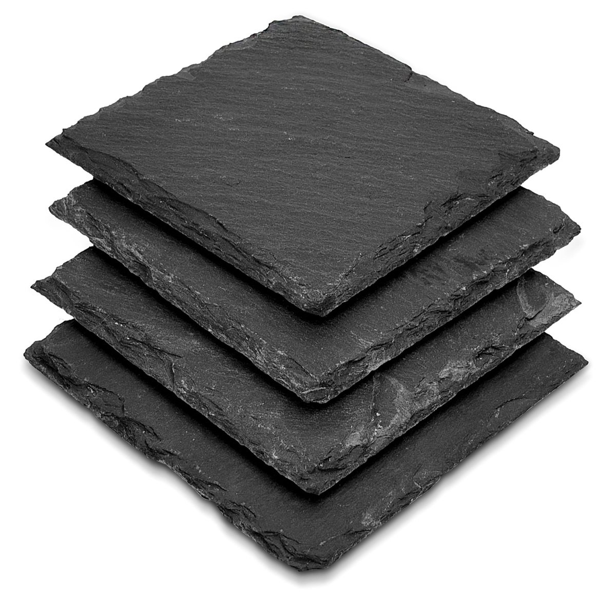 navaris-kitchen-untersetzer-schiefer-4er-set-10x10cm image 1