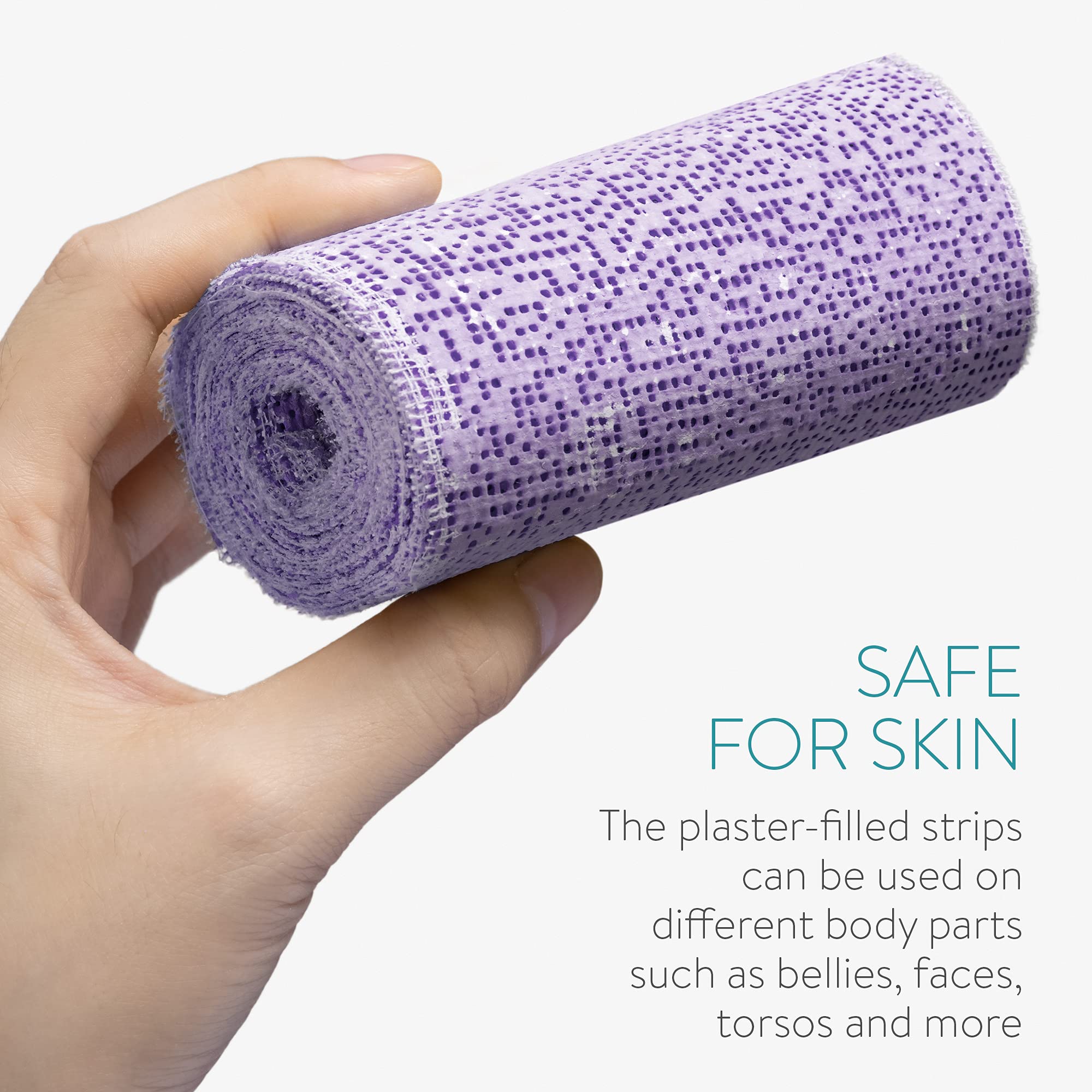 navaris-gipsbinden-10er-babybauch-10x300-cm-violett image 5