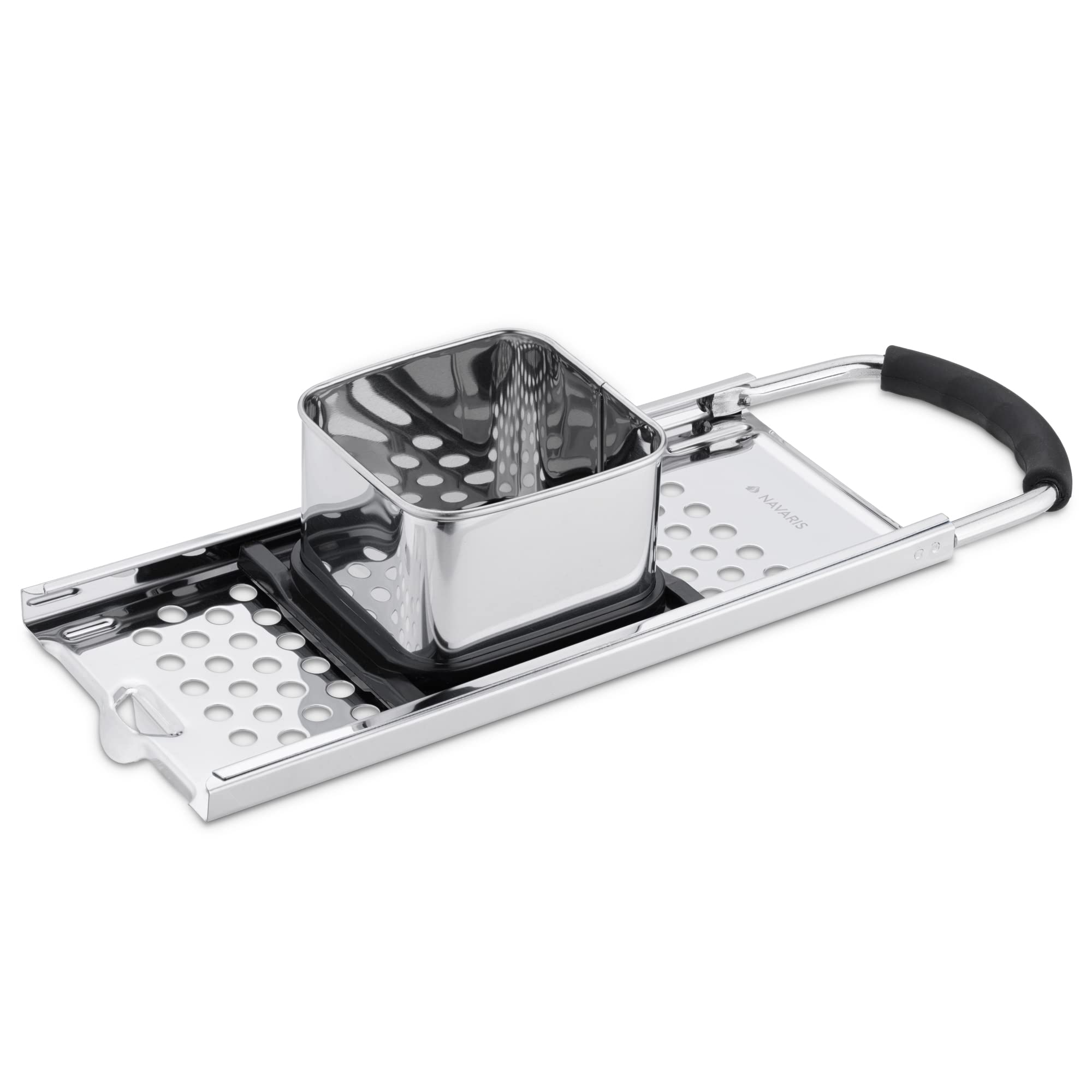 navaris-kitchen-sp-tzlehobel-edelstahl-mit-schaber-32cm image 7
