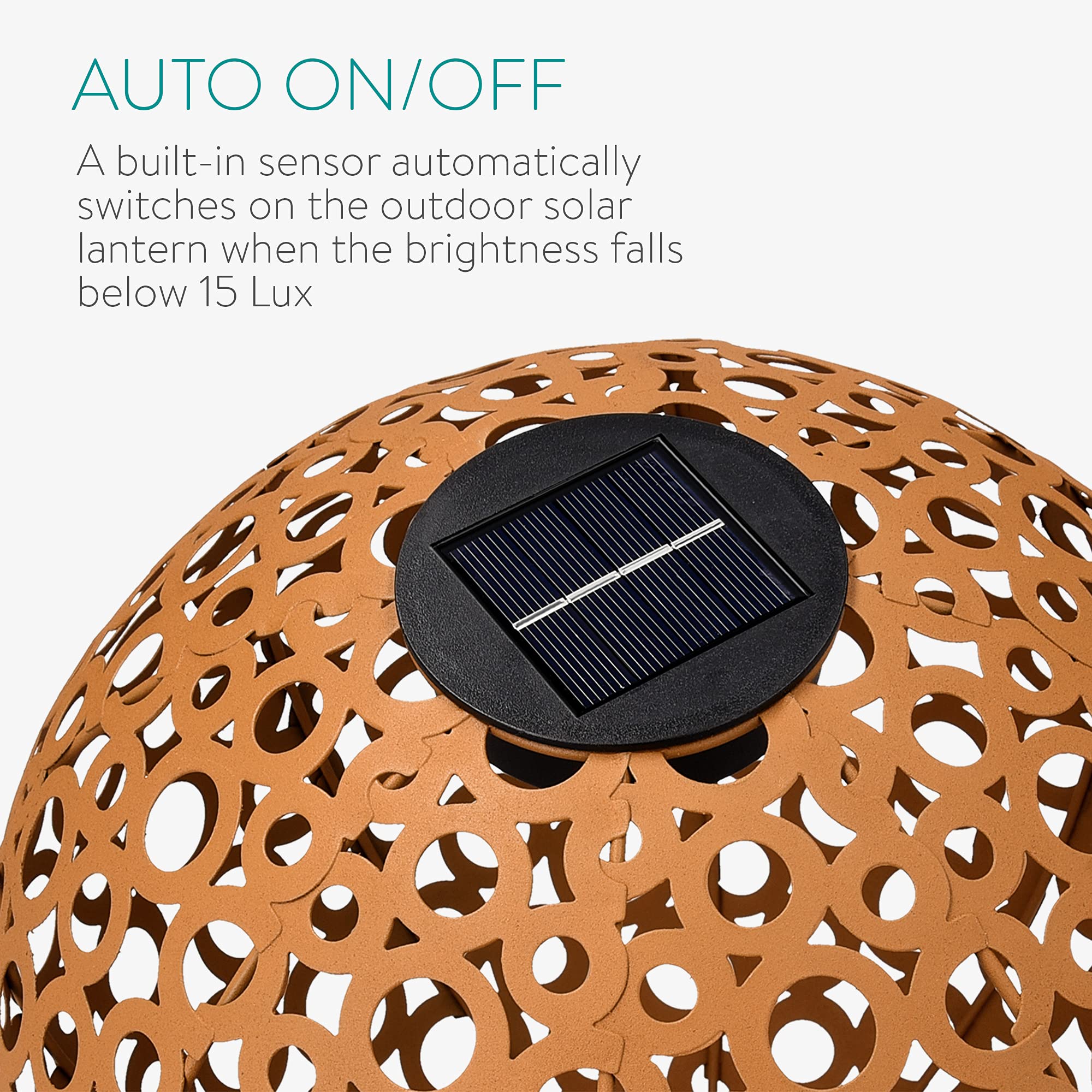 navaris-lighting-led-solar-kugel-metall-30cm-orientalisch image 4