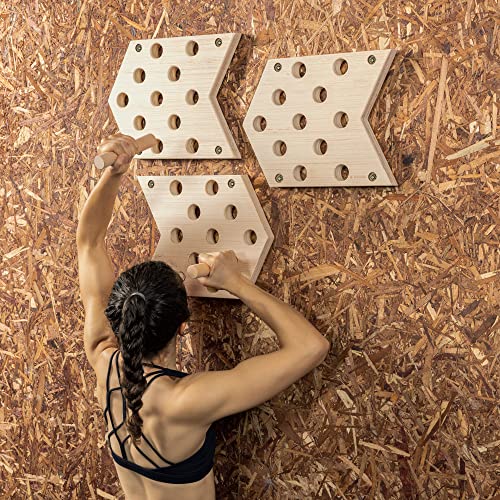 navaris-sport-pegboard-kletterbrett-3er-set-holz-bis-150-kg image 8