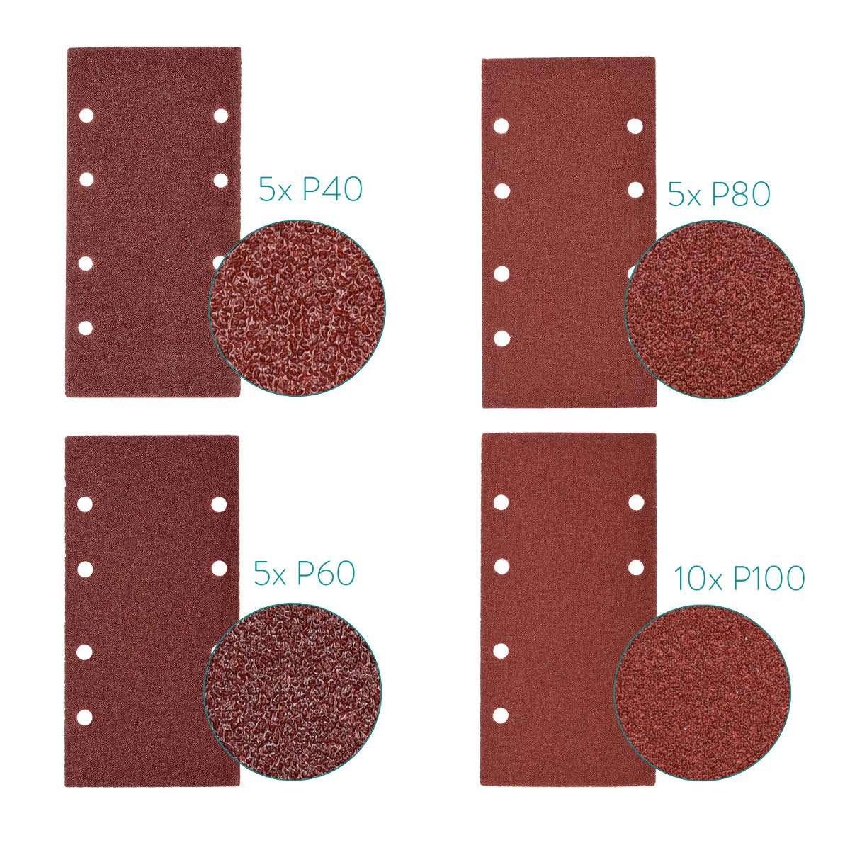 navaris-klett-schleifpapier-25x-93x187mm-schwingschleifer-p40-p100 image 3