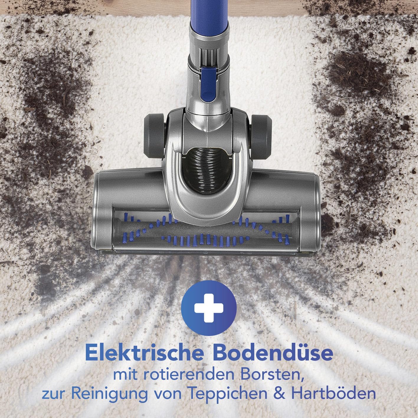 cleanmaxx-akku-zyklon-staubsauger-2in1-beutellos-blau-grau image 4