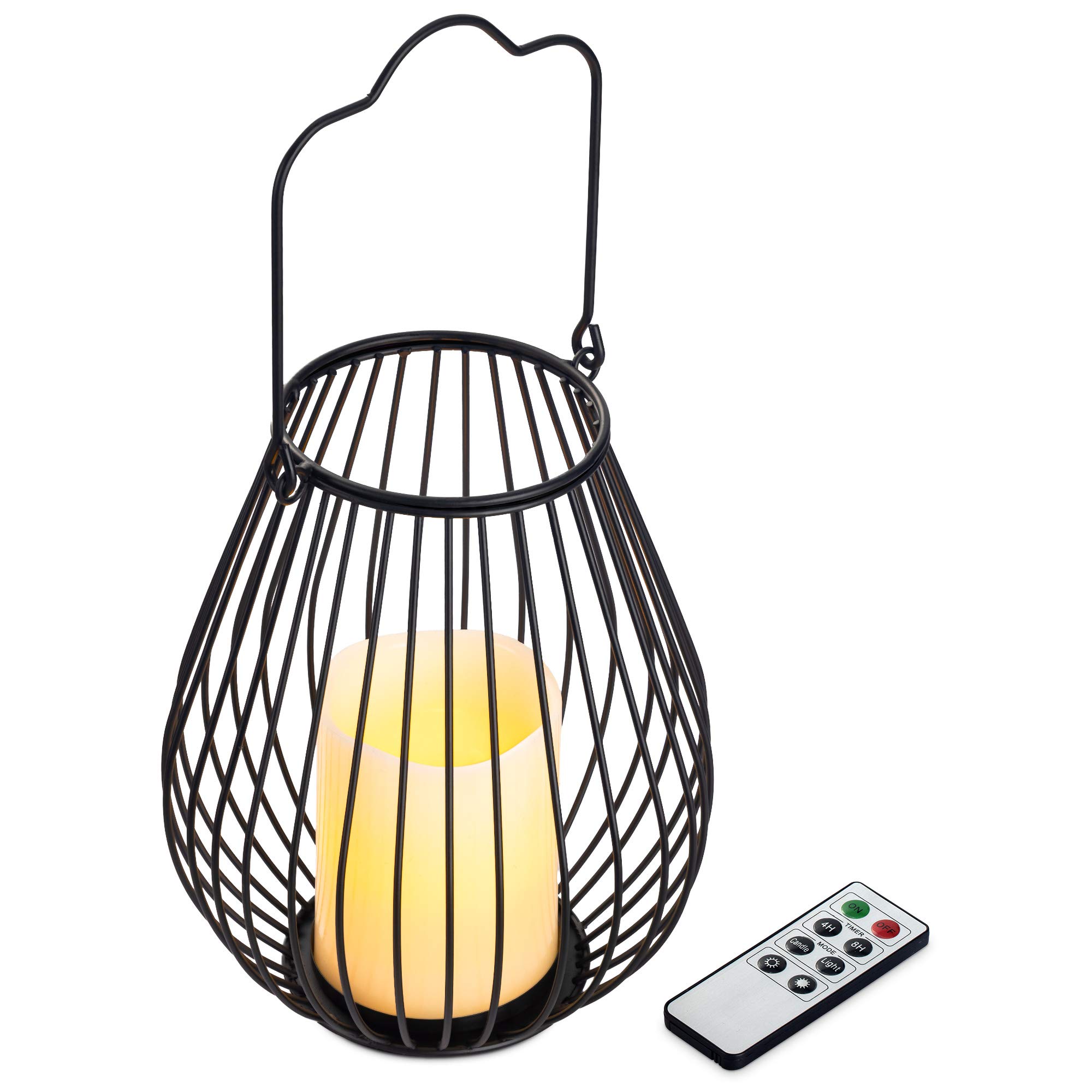 navaris-kerzenhalter-metall-led-wachskerze-gr-e-m-dimmbar image 7
