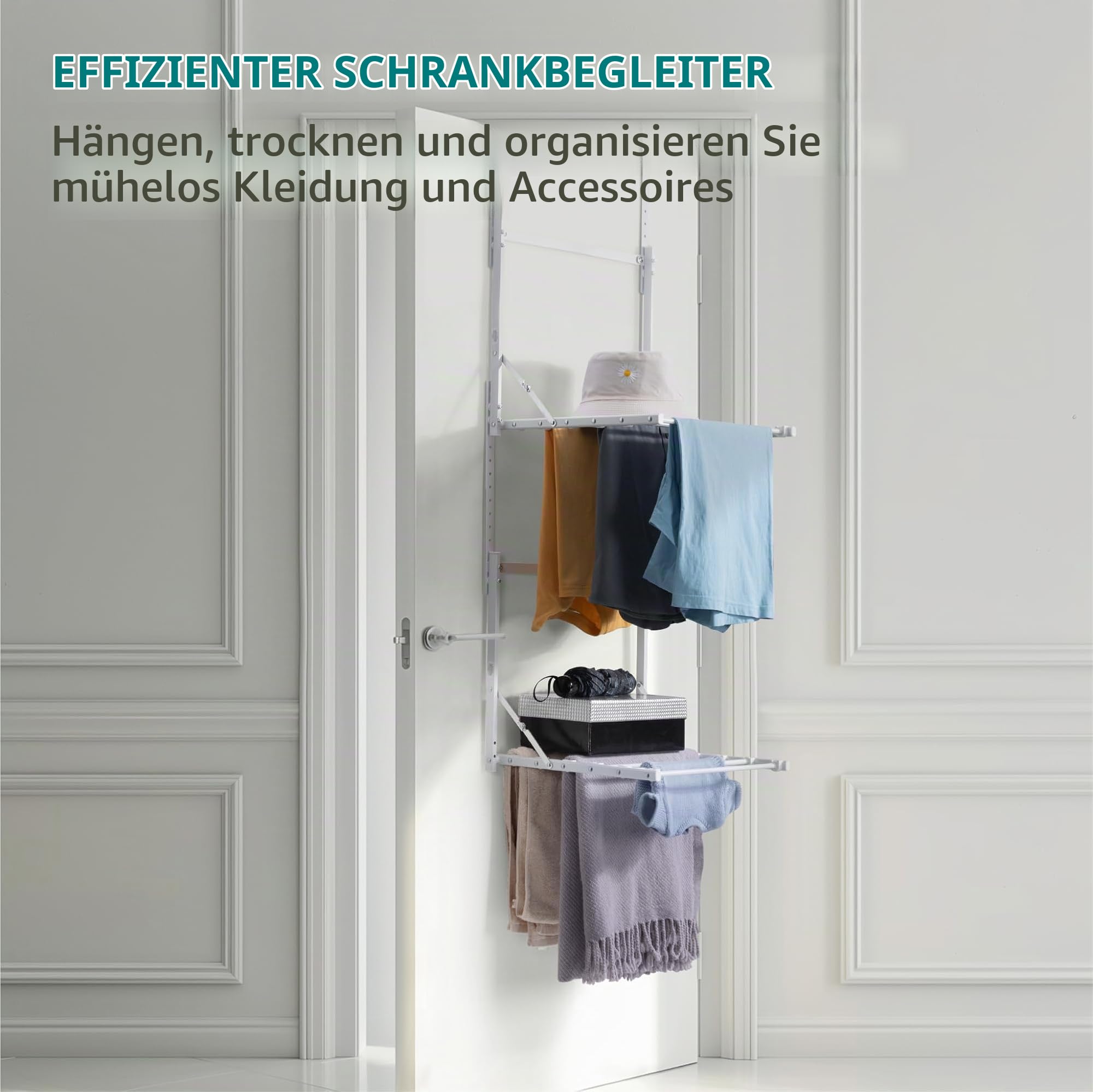 navaris-living-kleiderst-nder-handtuchhalter-wei-faltbar-2-stufig image 7