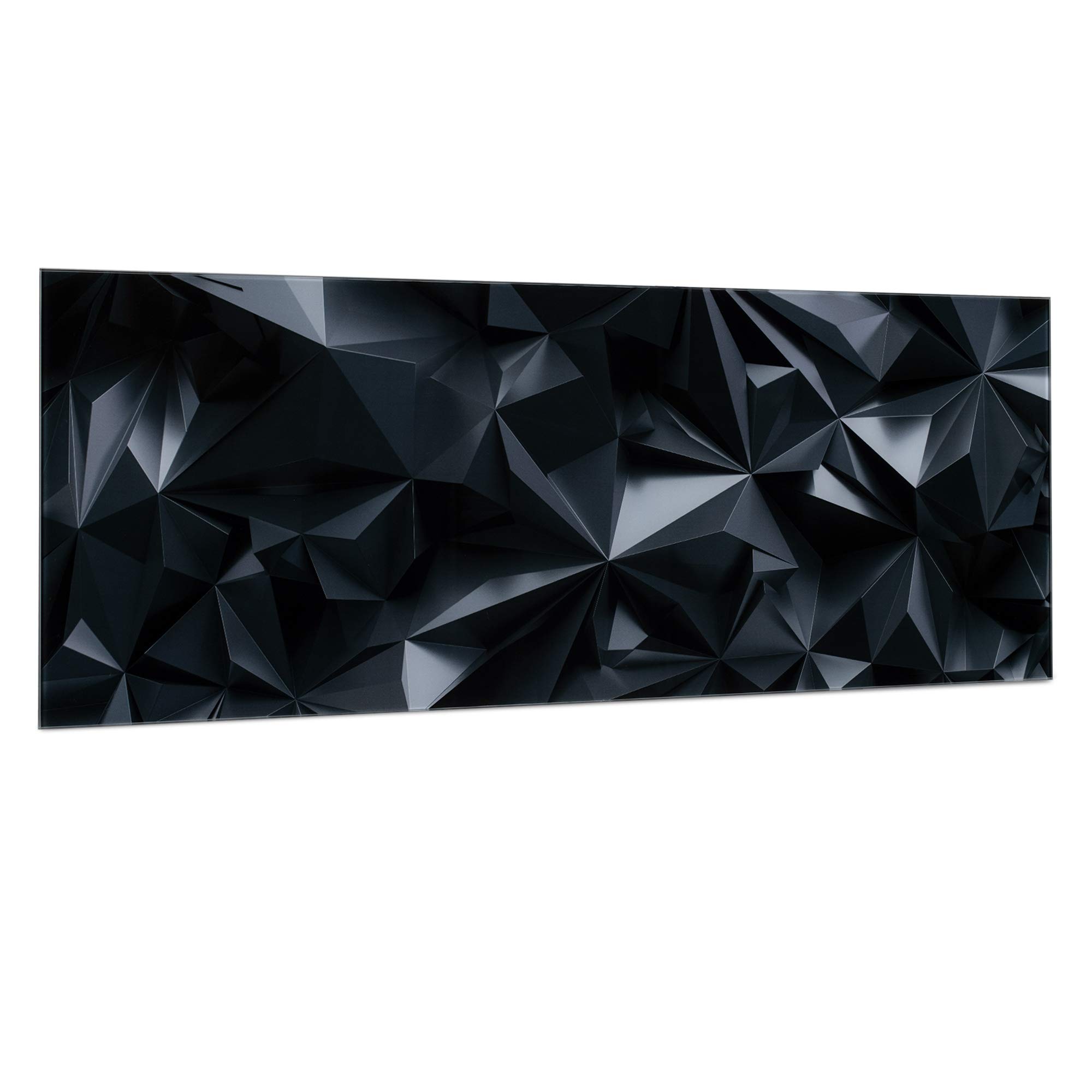 navaris-magnettafel-glas-80x30cm-schwarz-mit-magneten-stift image 1