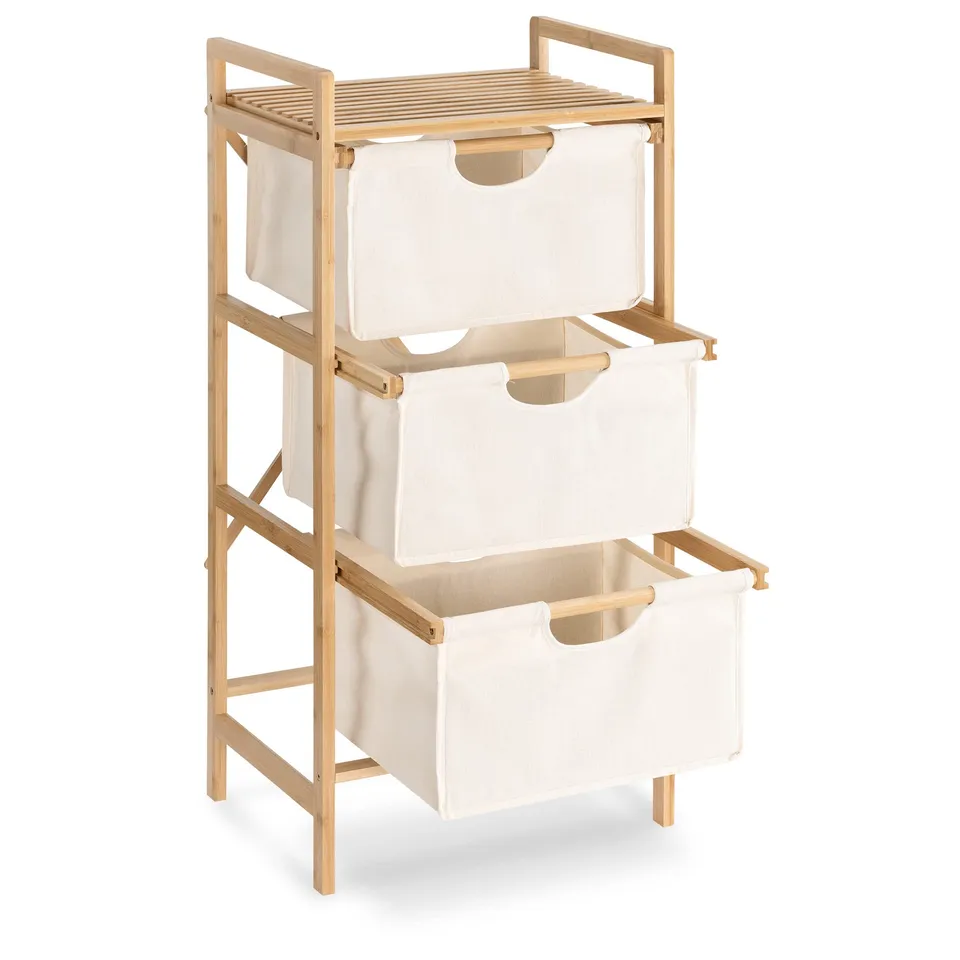 navaris-living-badregal-bambus-w-schekorb-96x44x33cm-wei-3-f-cher image 1