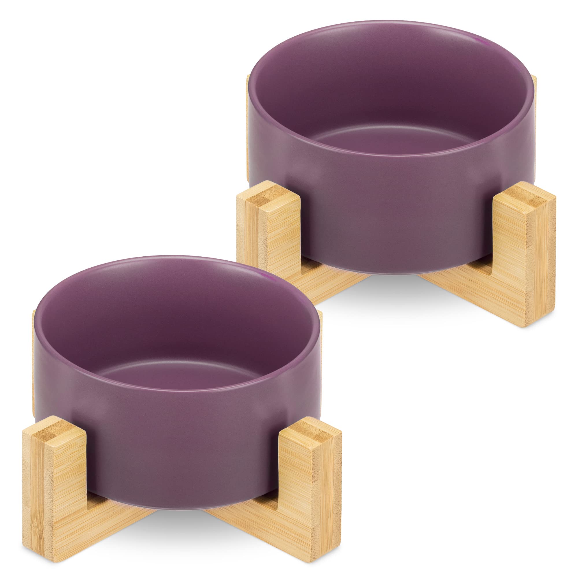 navaris-animals-futterstation-2er-keramiknapf-violett-550-ml image 7