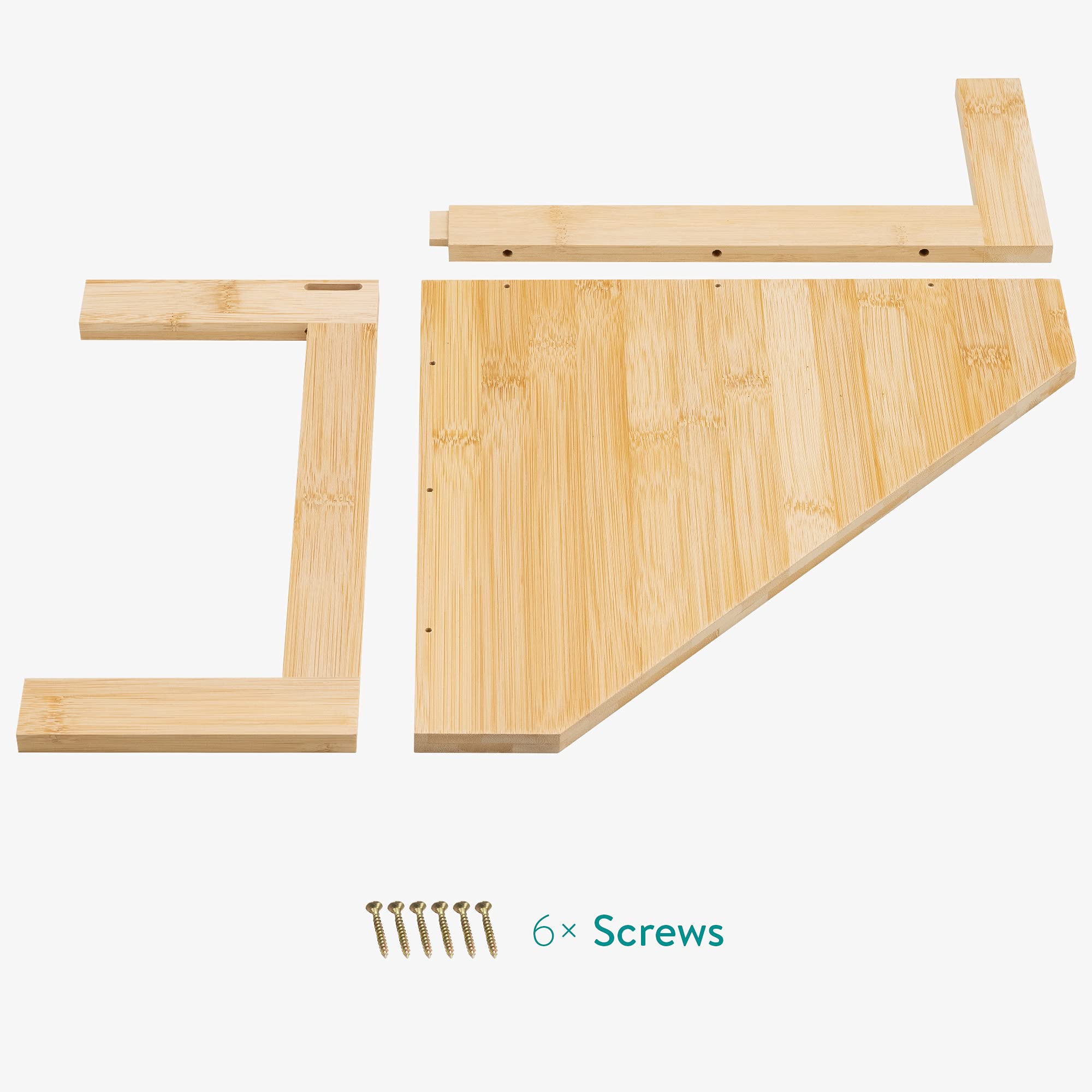 navaris-eckregal-bambus-30x30x15-cm-natur-1-ebene image 8