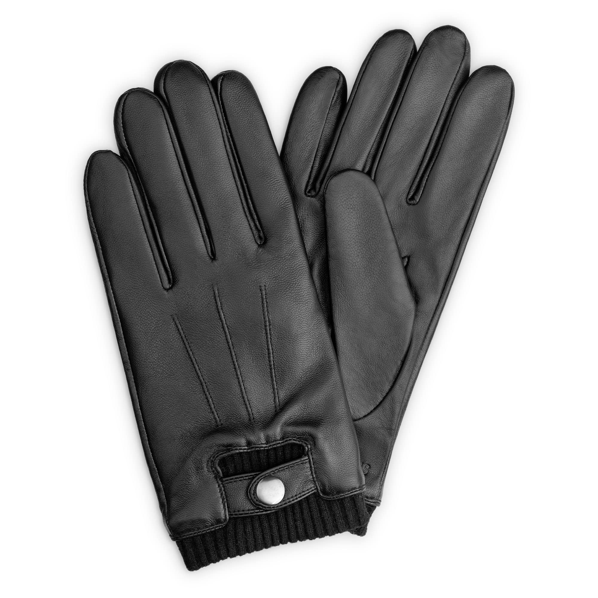 navaris-lederhandschuhe-herren-touchscreen-nappa image 1