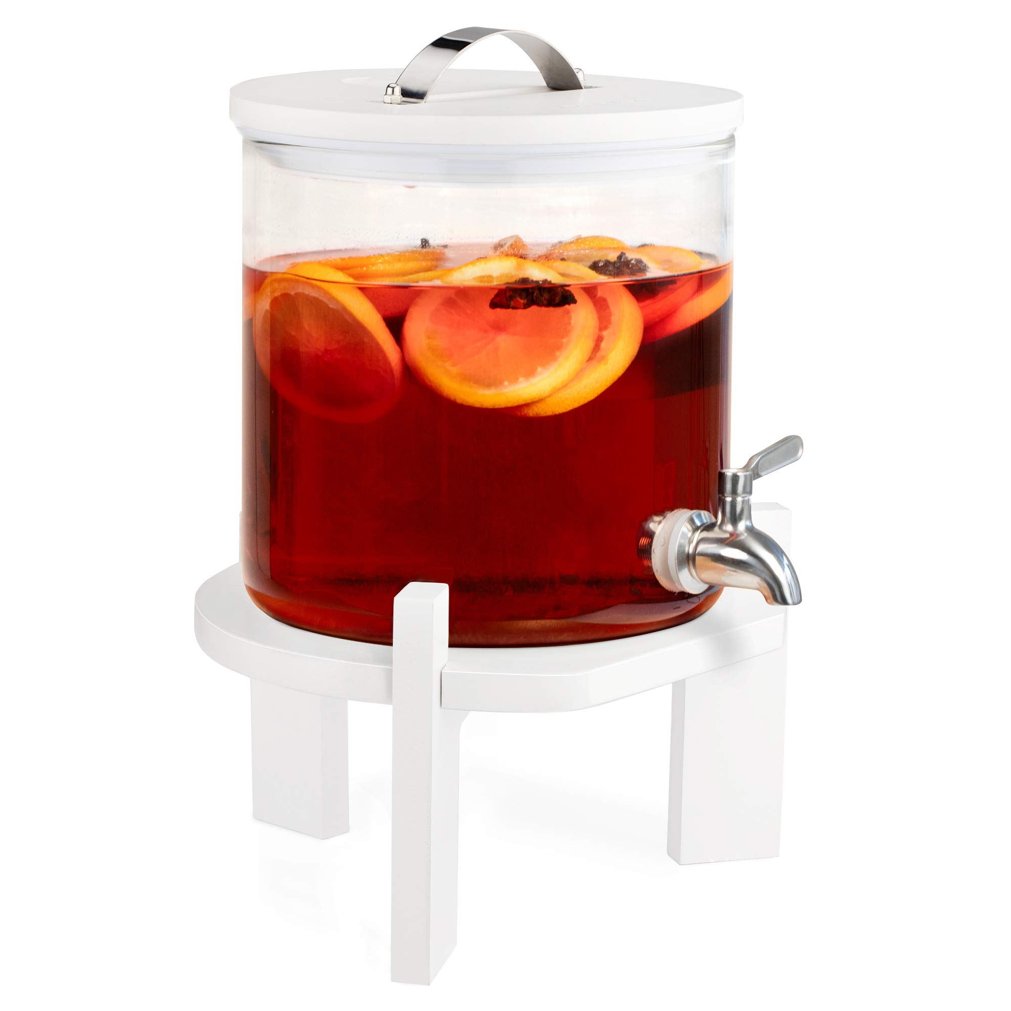navaris-getr-nkespender-glas-5l-mit-edelstahl-zapfhahn image 5