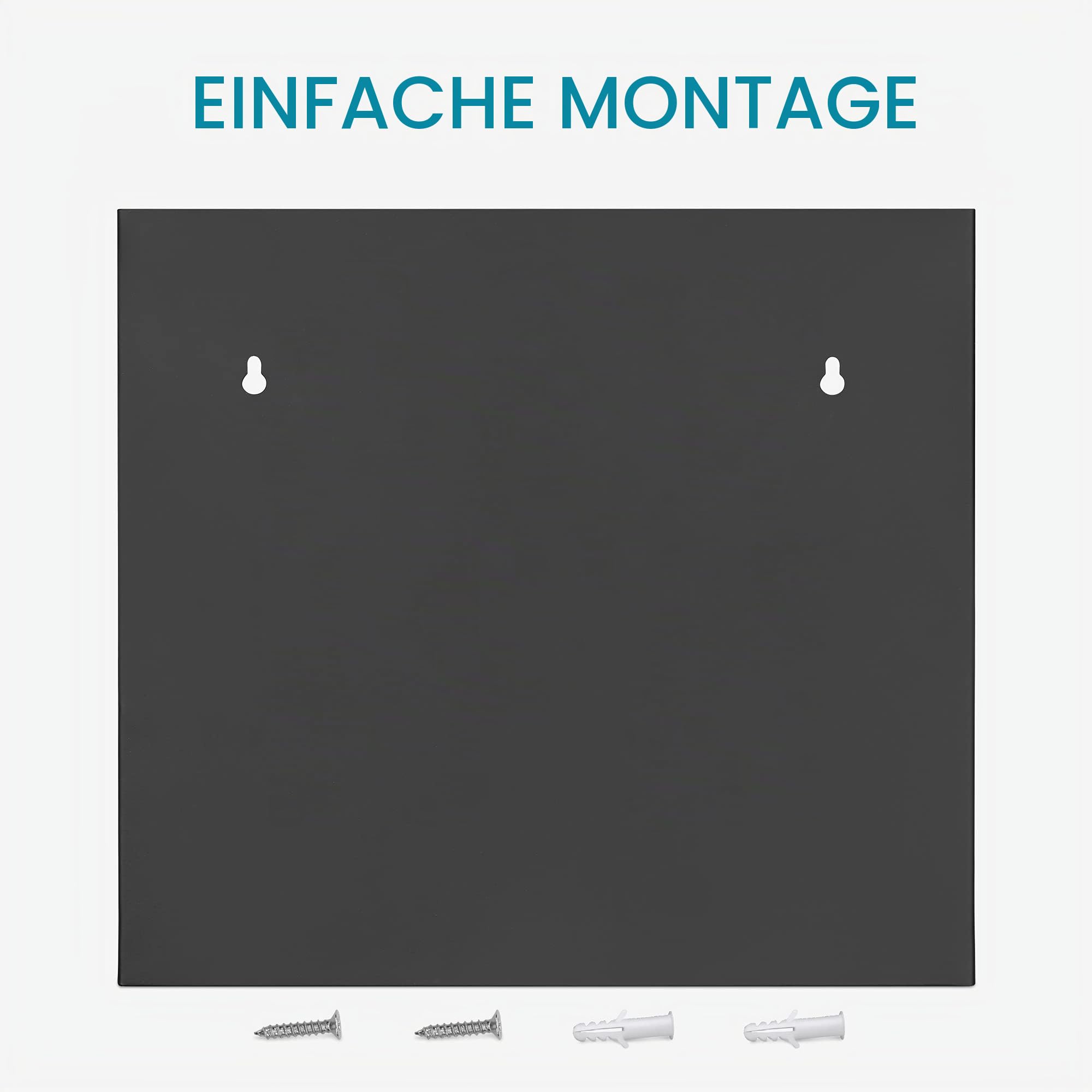 navaris-living-zeitungshalter-wand-eisen-schwarz-30x27cm image 4