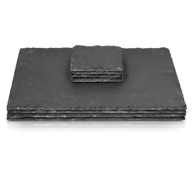 navaris-schiefer-untersetzer-8-teilig-platzset-getr-nke-k-seplatte image 1