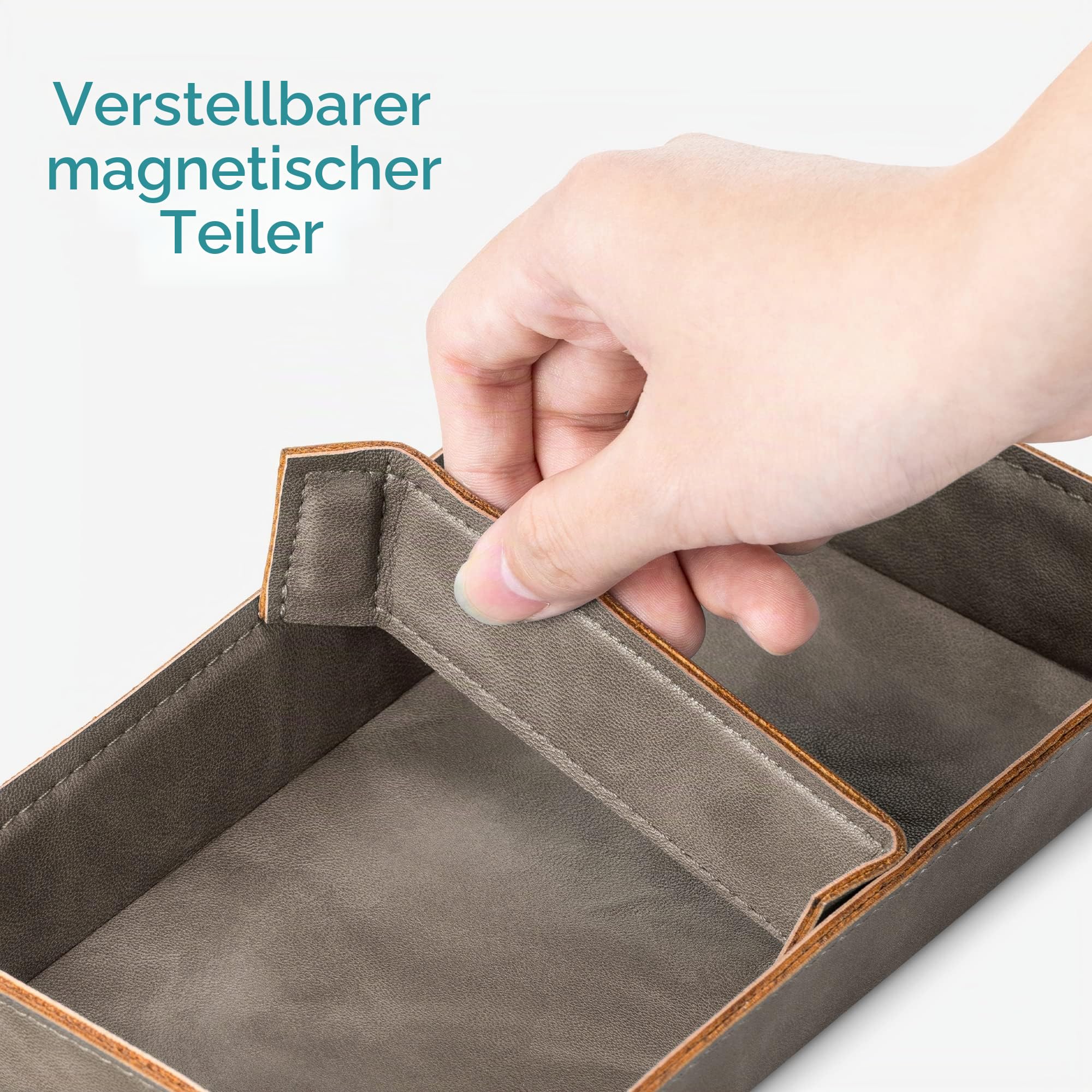 navaris-office-hobby-lederschale-2er-set-grau-kunstleder image 4