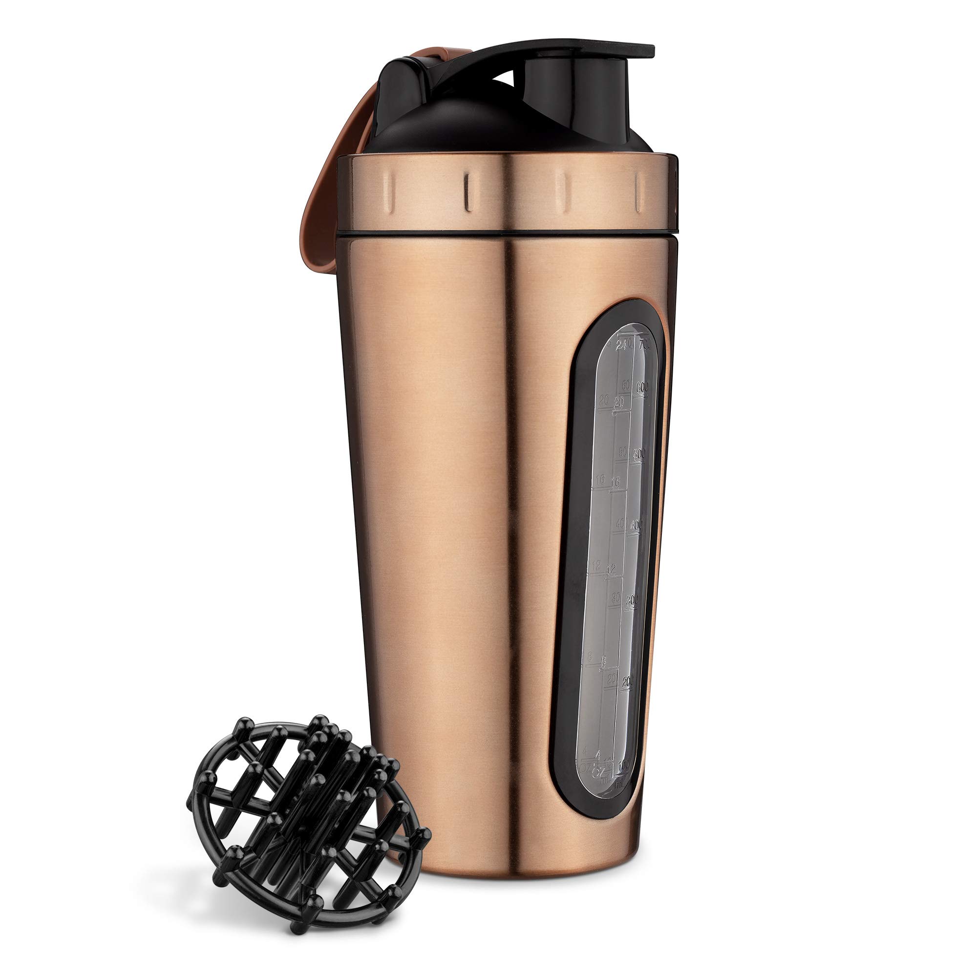 navaris-protein-shaker-edelstahl-750ml-eiwei-shaker-mit-ball-2 image 1