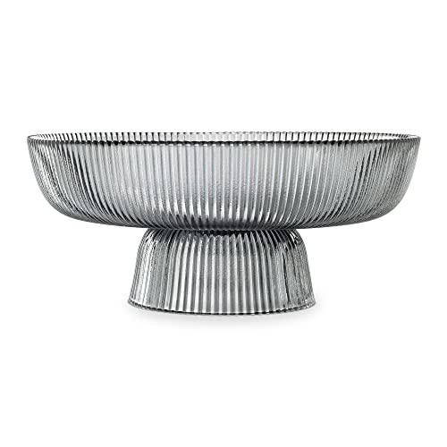 navaris-kitchen-fruchtschale-glas-schwarz-26-cm-salatschale image 8