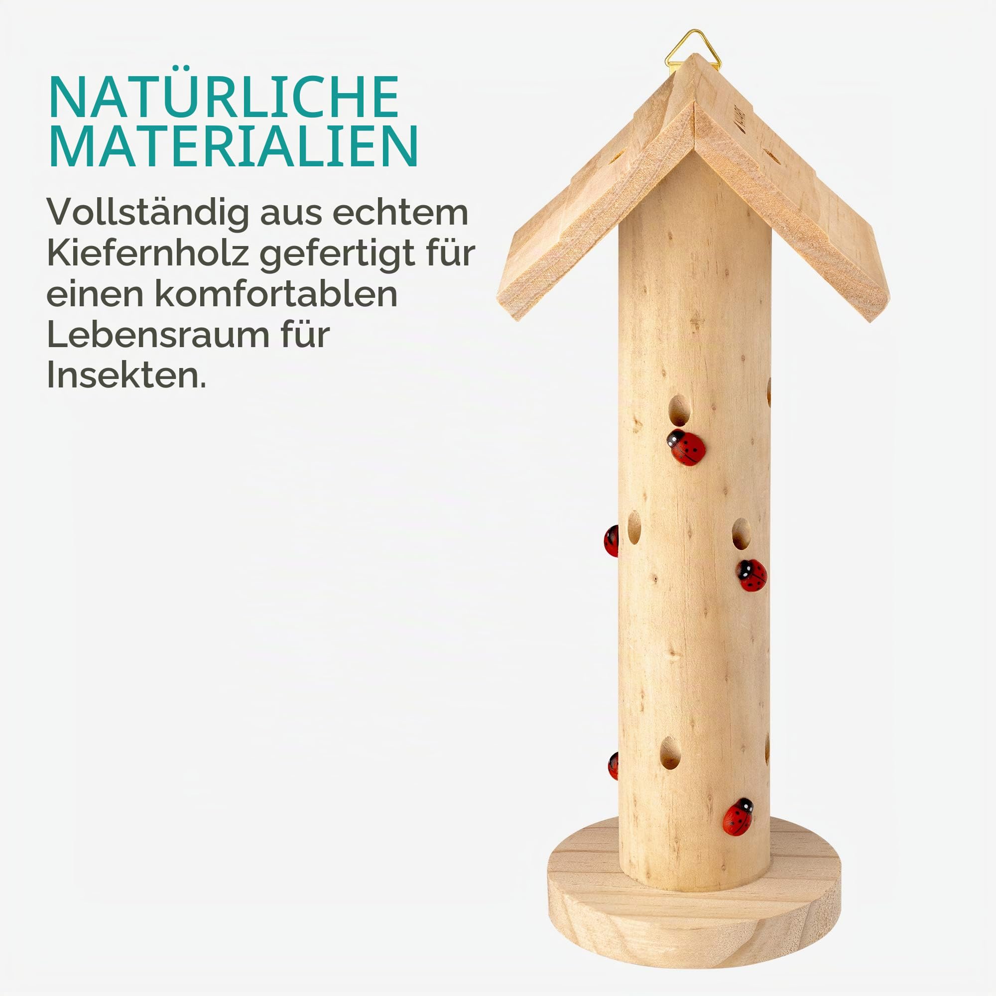 navaris-garden-marienk-ferhaus-holz-kiefer-12-5x9-5x28cm image 4
