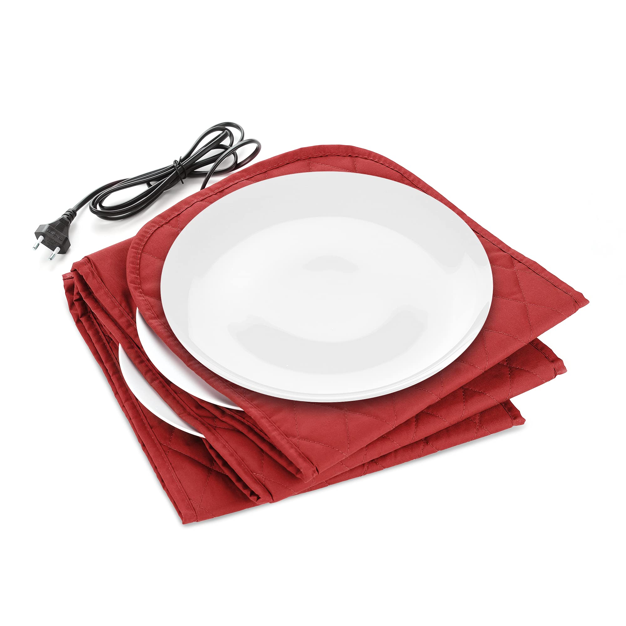 navaris-kitchen-tellerw-rmer-elektrisch-rot-10-teller-200w image 5