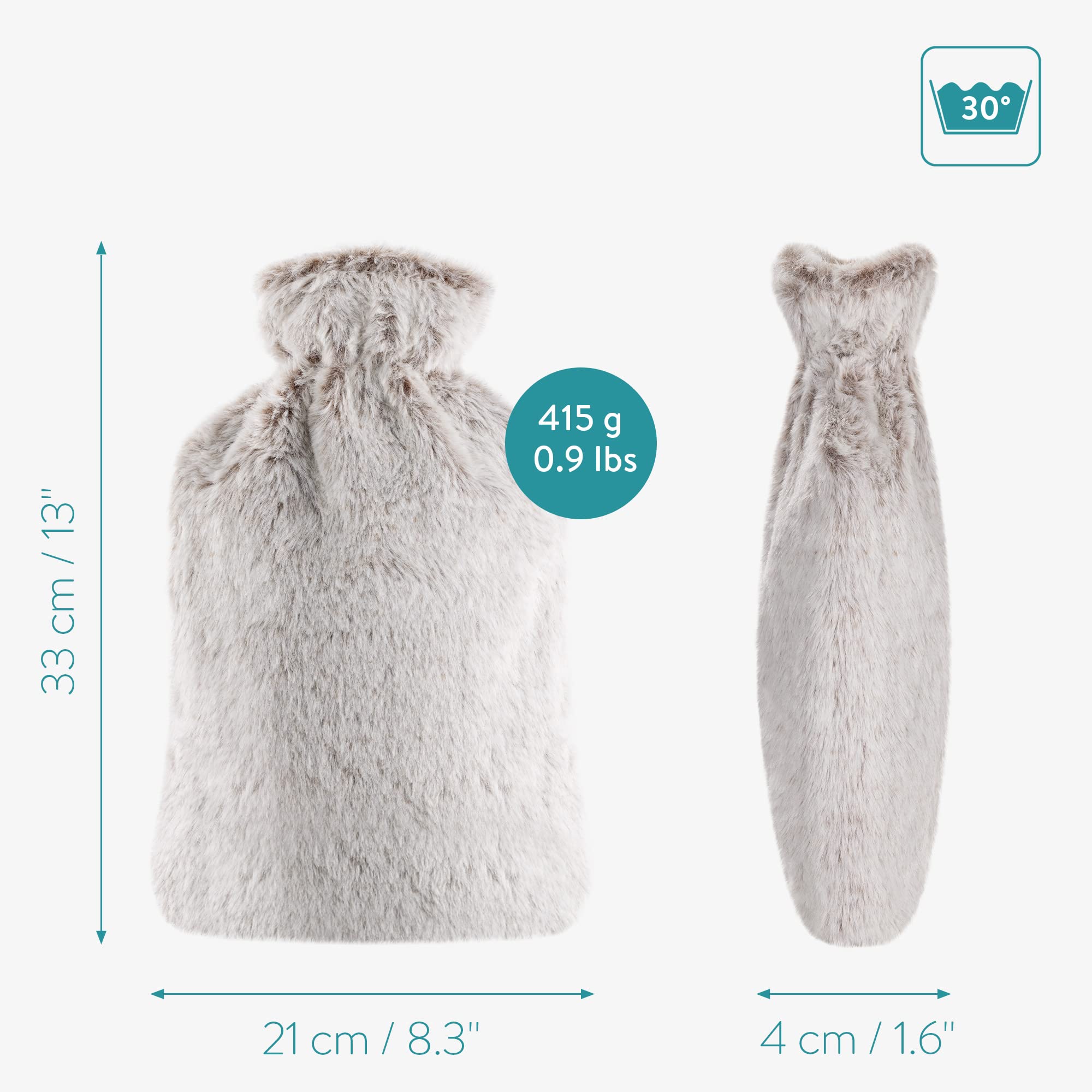 navaris-w-rmflasche-mit-bezug-2l-pl-sch-beige-flauschig image 6