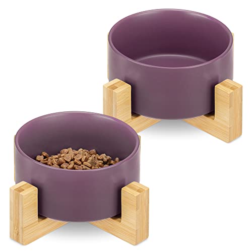 navaris-animals-futterstation-2er-keramiknapf-violett-550-ml image 8