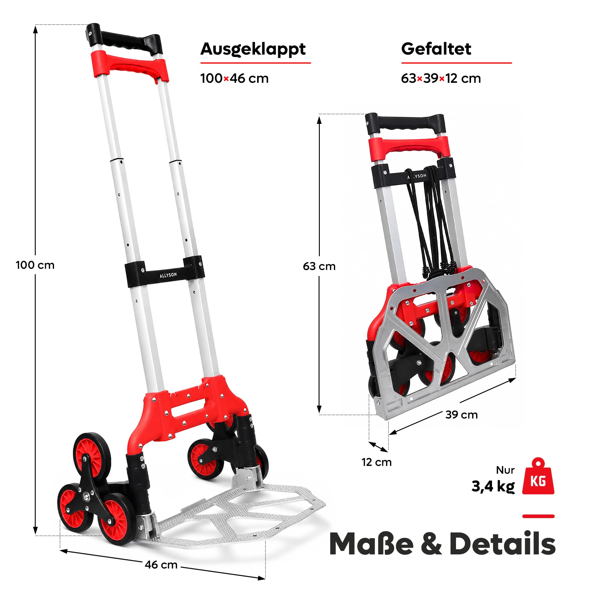 allyson-sackkarre-treppensteiger-klappbar-rot-80kg-6-rad image 6