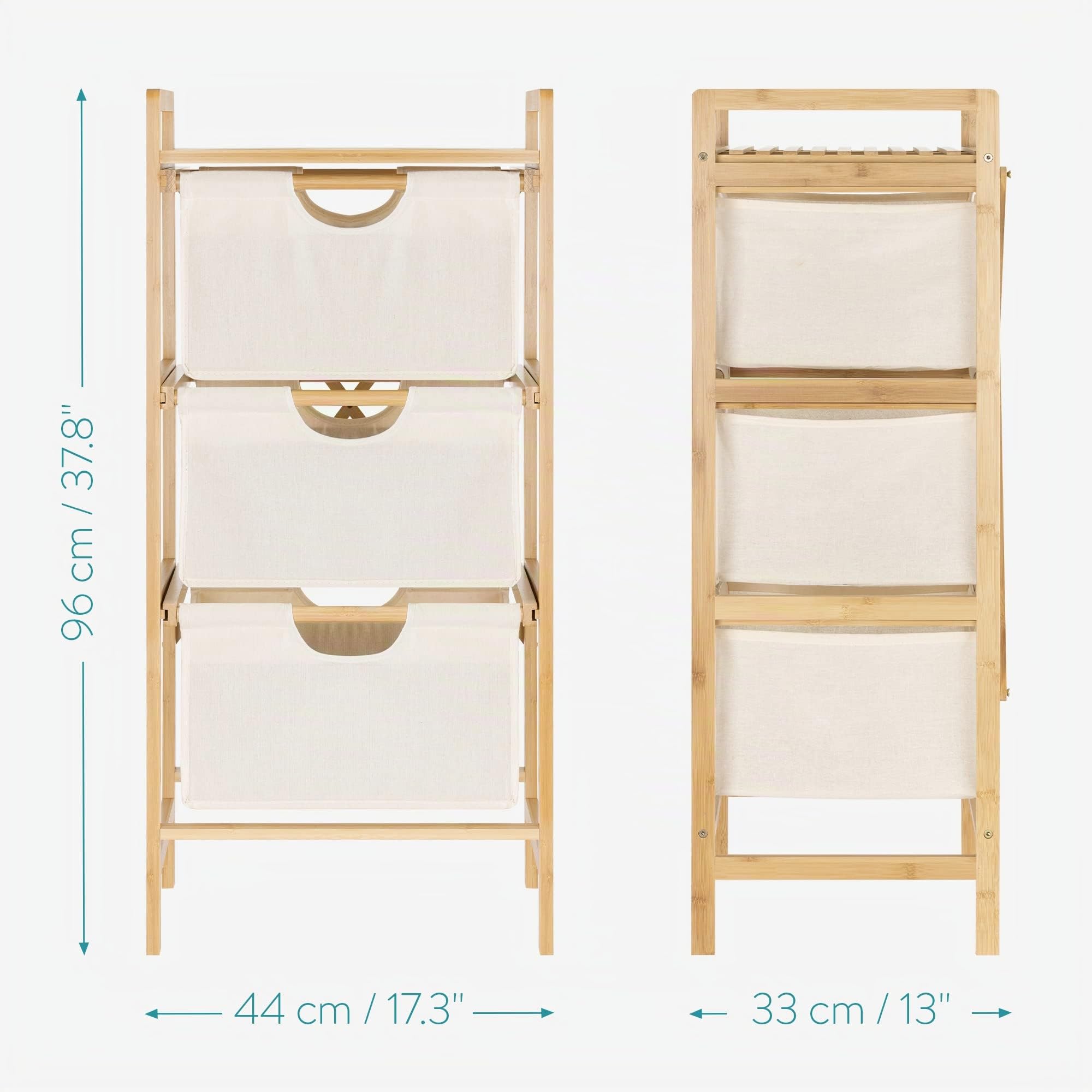 navaris-living-badregal-bambus-w-schekorb-96x44x33cm-wei-3-f-cher image 3