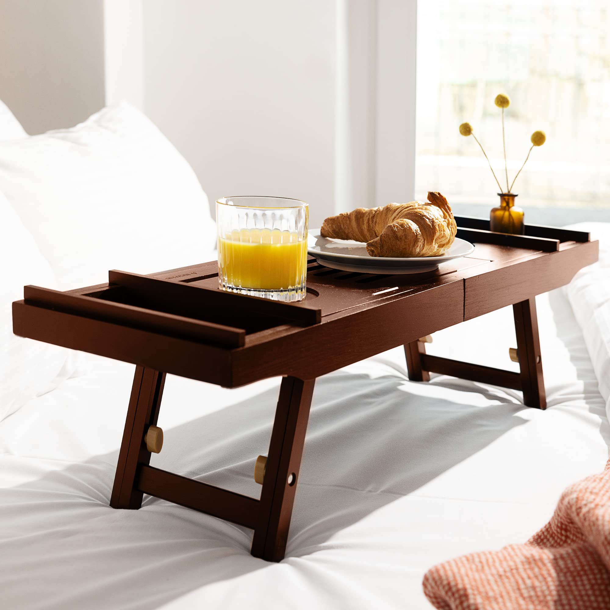 navaris-beauty-badewannenablage-bambus-dunkelbraun-ausziehbar image 3