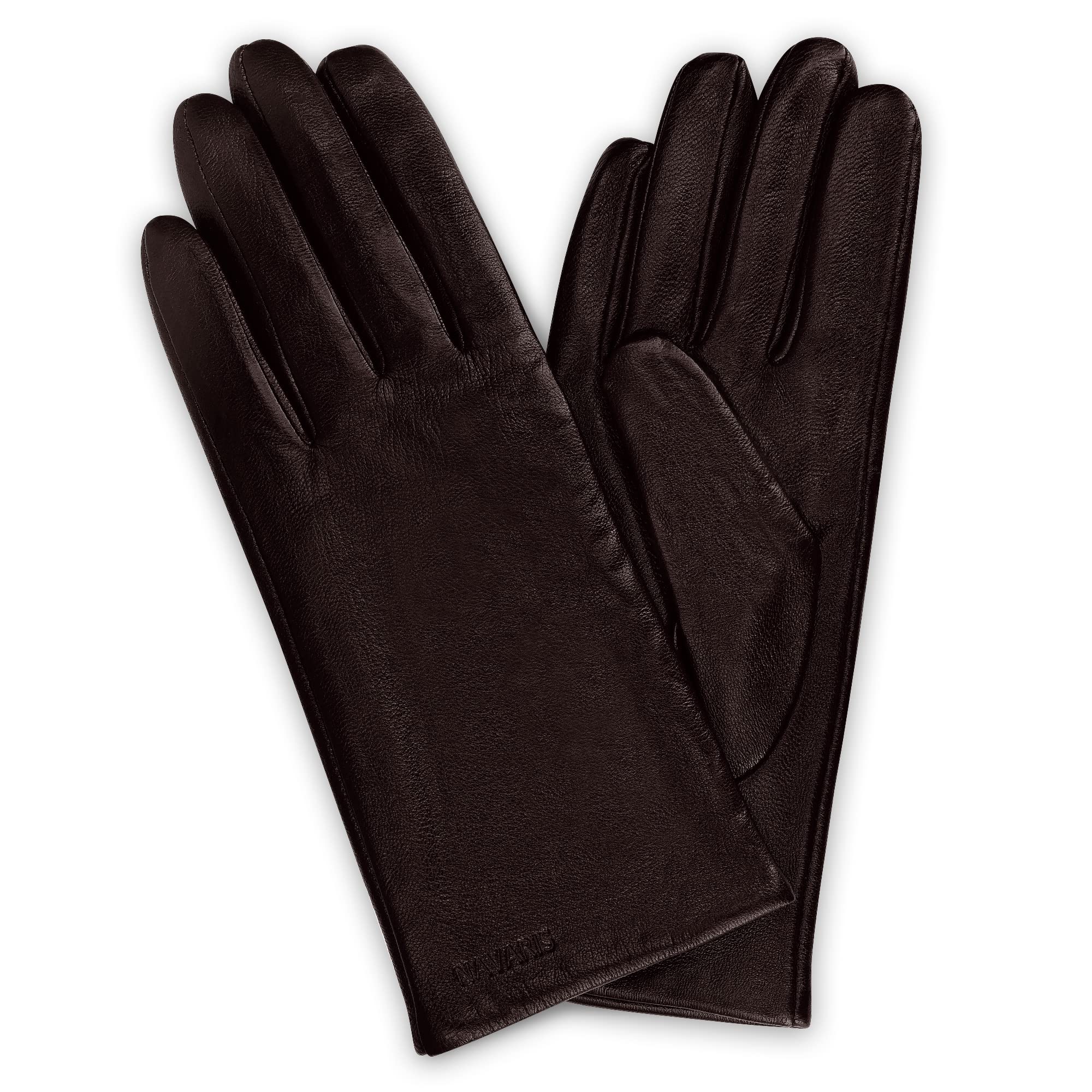 navaris-touchscreen-lederhandschuhe-damen-lammleder-braun-xl image 1
