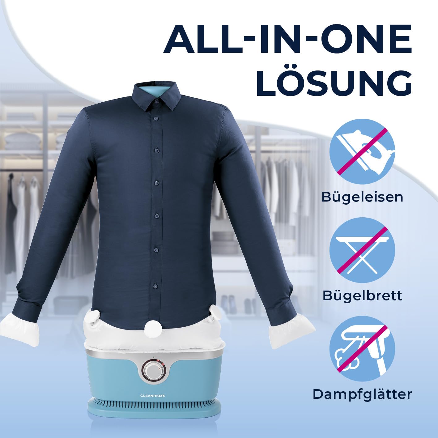 cleanmaxx-hemdenb-gler-pro-b-gelpuppe-blau-1800w-hemden image 7