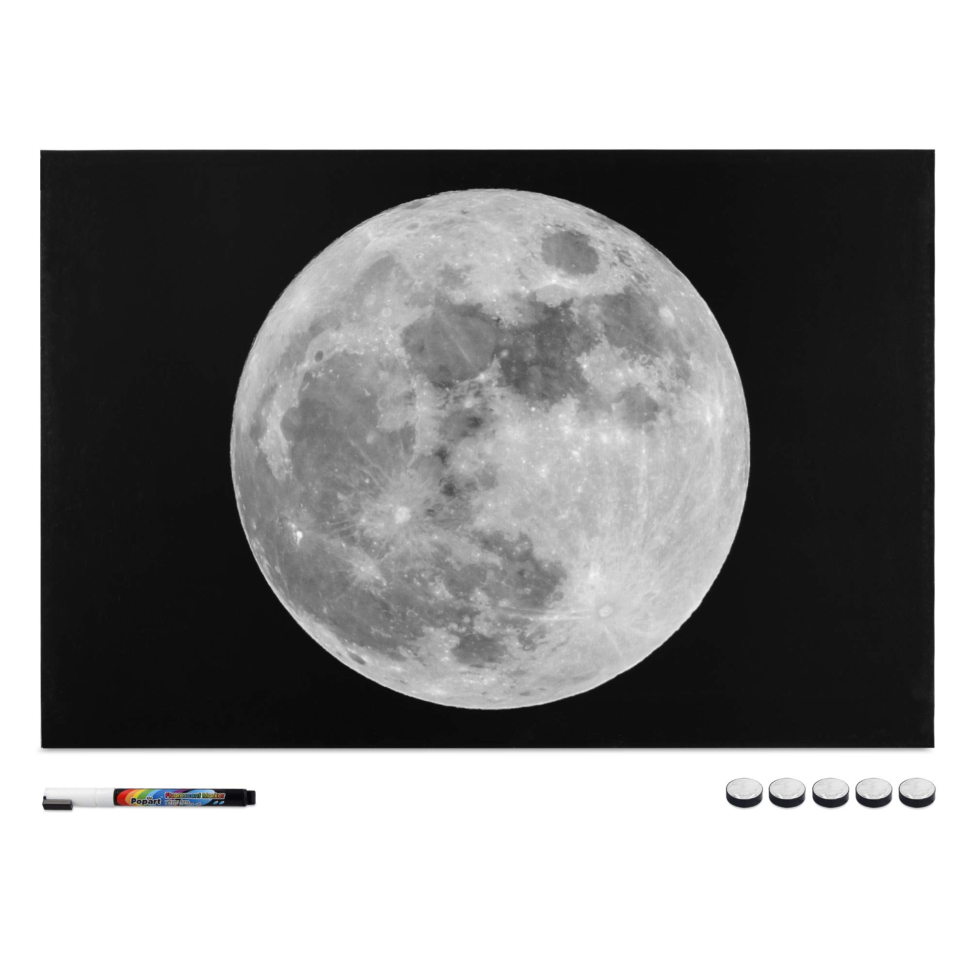 navaris-magnettafel-60x40-cm-mond-design-mit-zubeh-r image 8